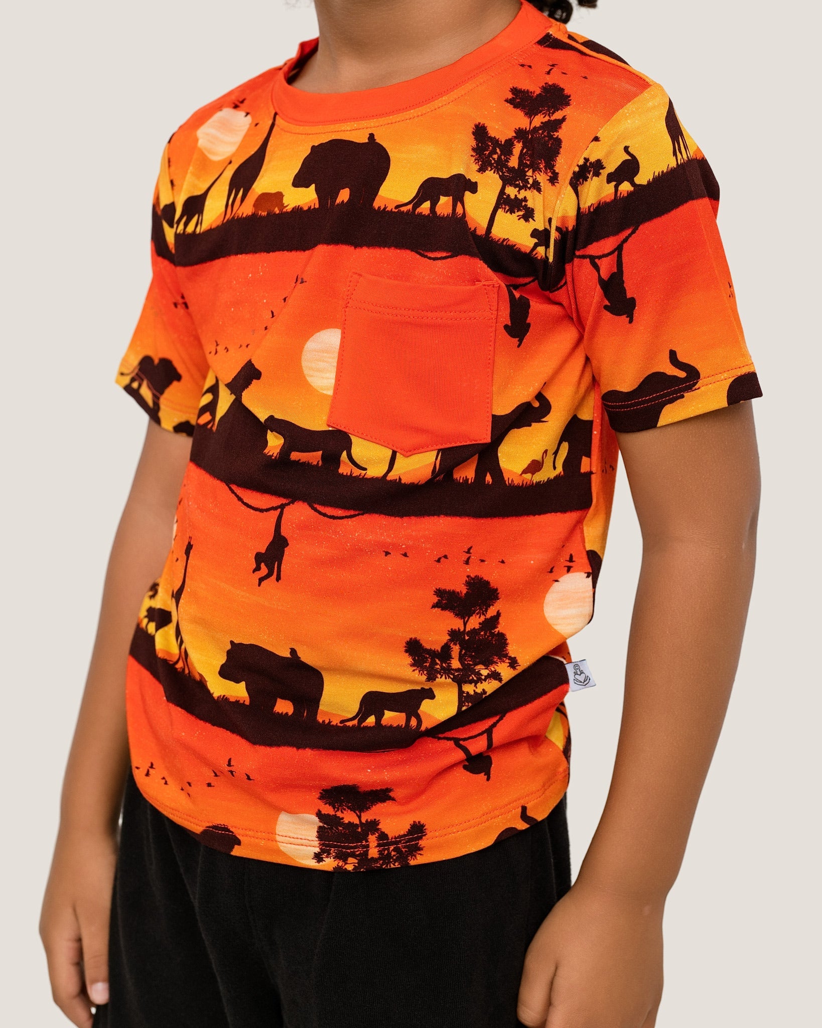 Sunset Safari | Bamboo Pocket Tee