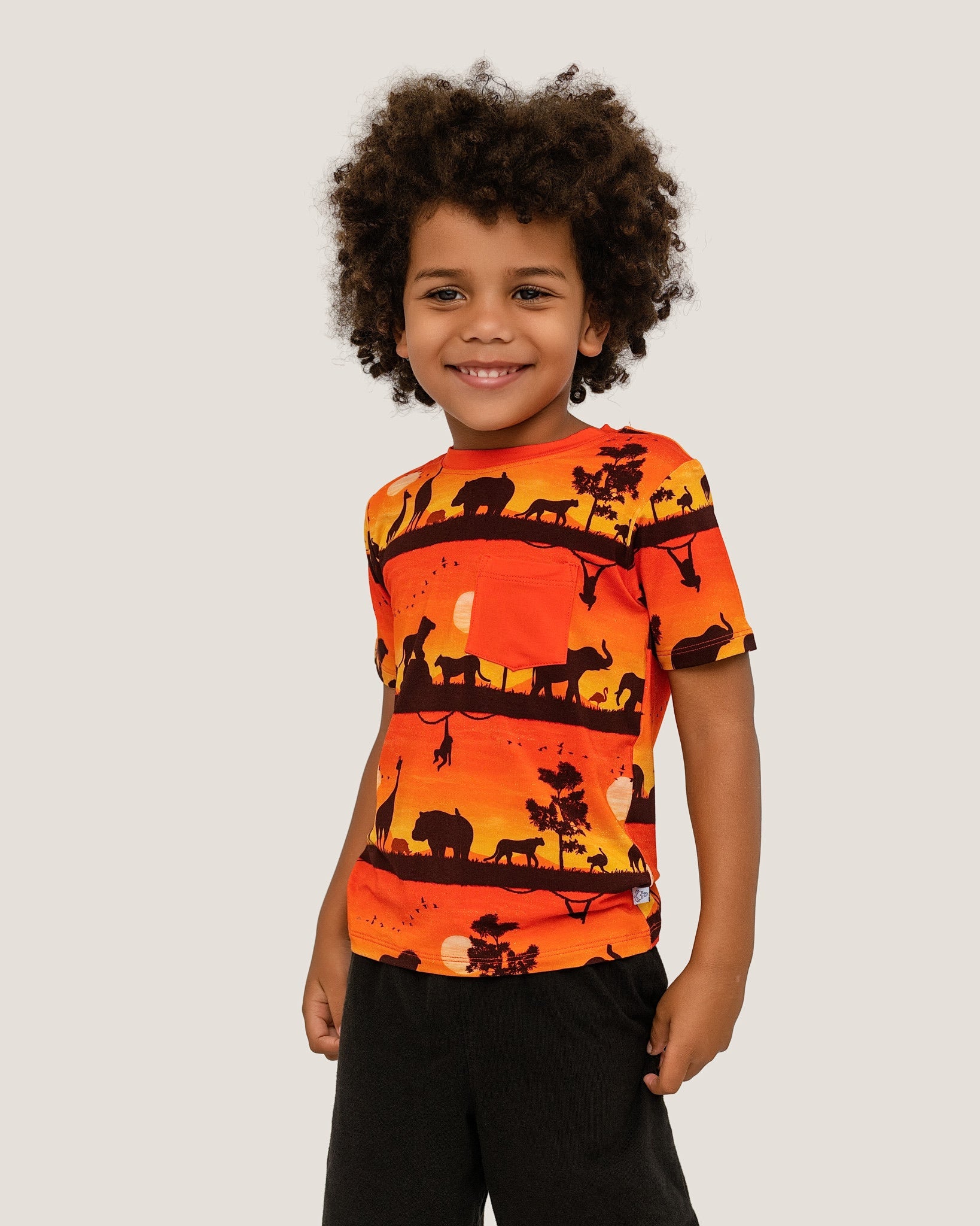 Sunset Safari | Bamboo Pocket Tee
