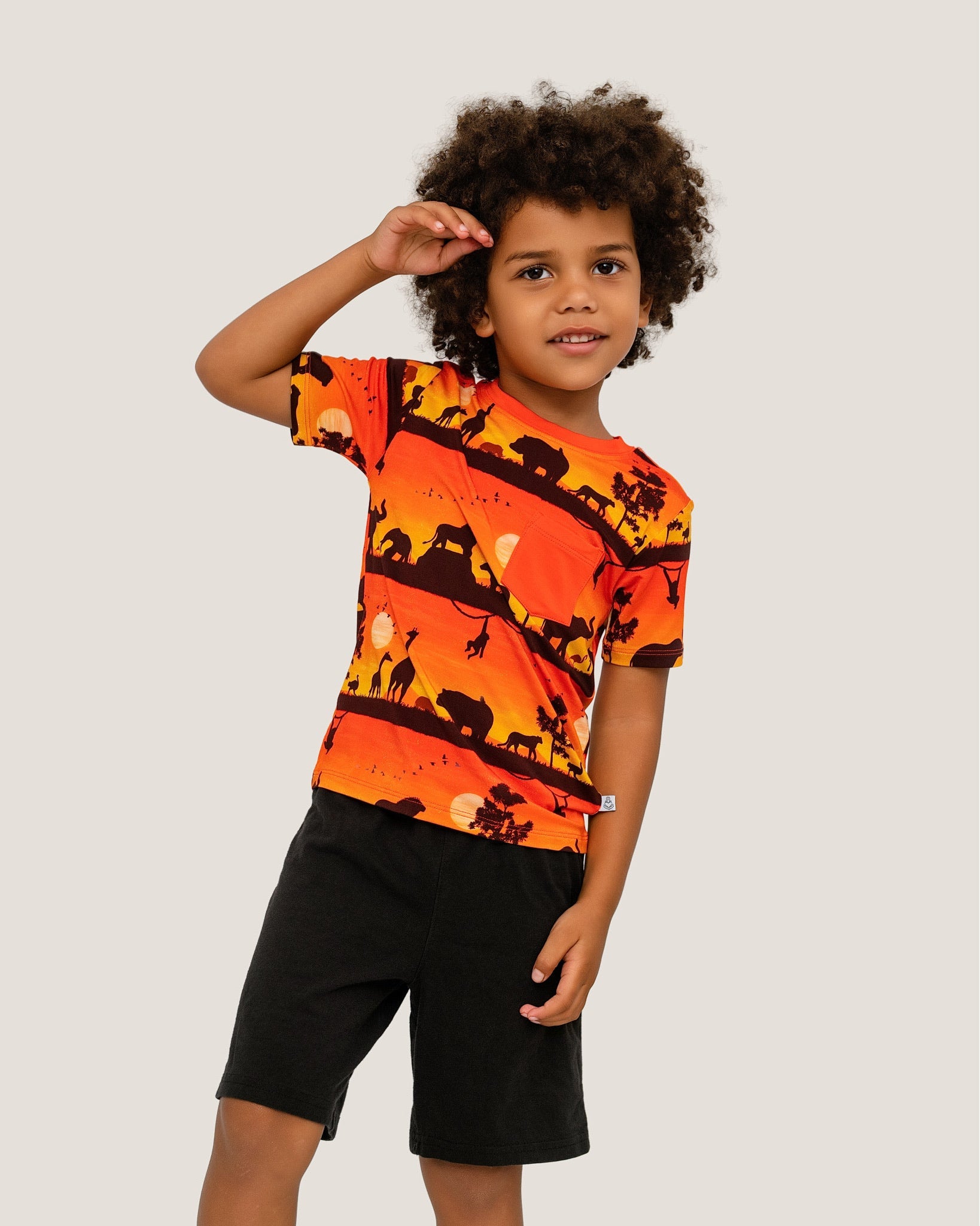 Sunset Safari | Bamboo Pocket Tee