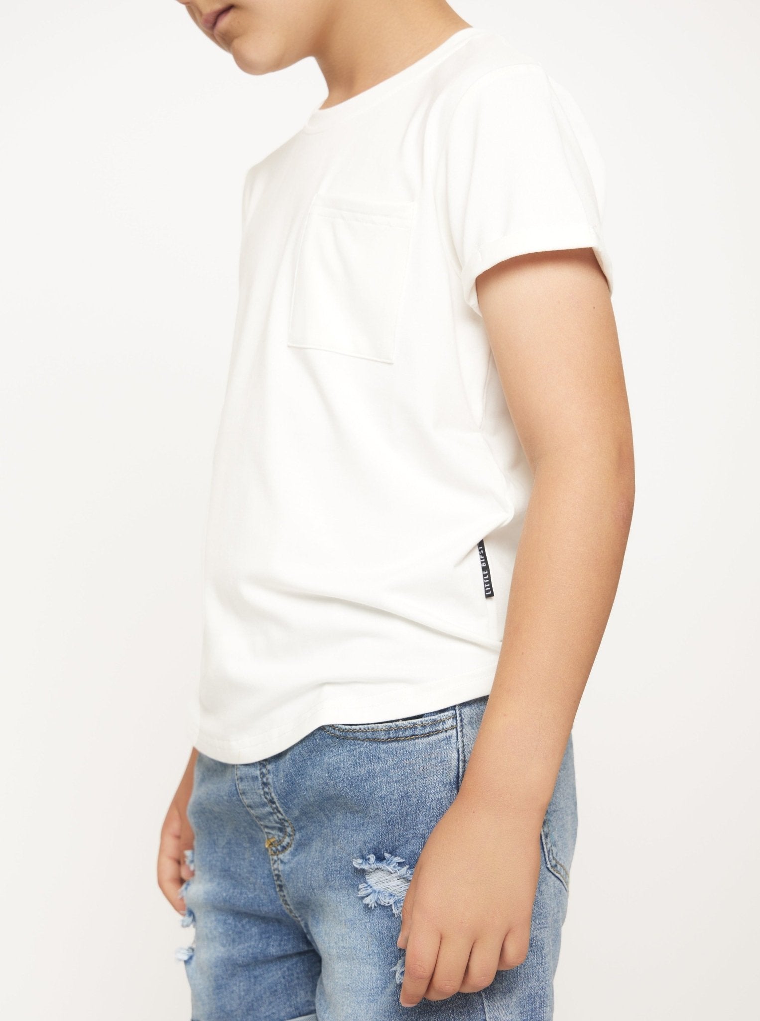 Bamboo Pocket Tee - Off White