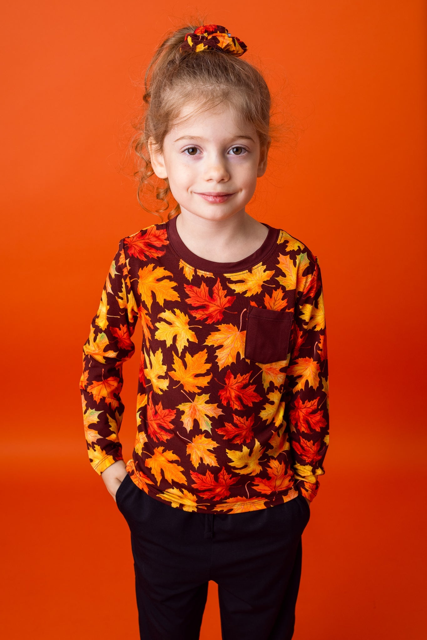 Autumn Leaves | Bamboo Toddler & Kids Pocket T-shirt