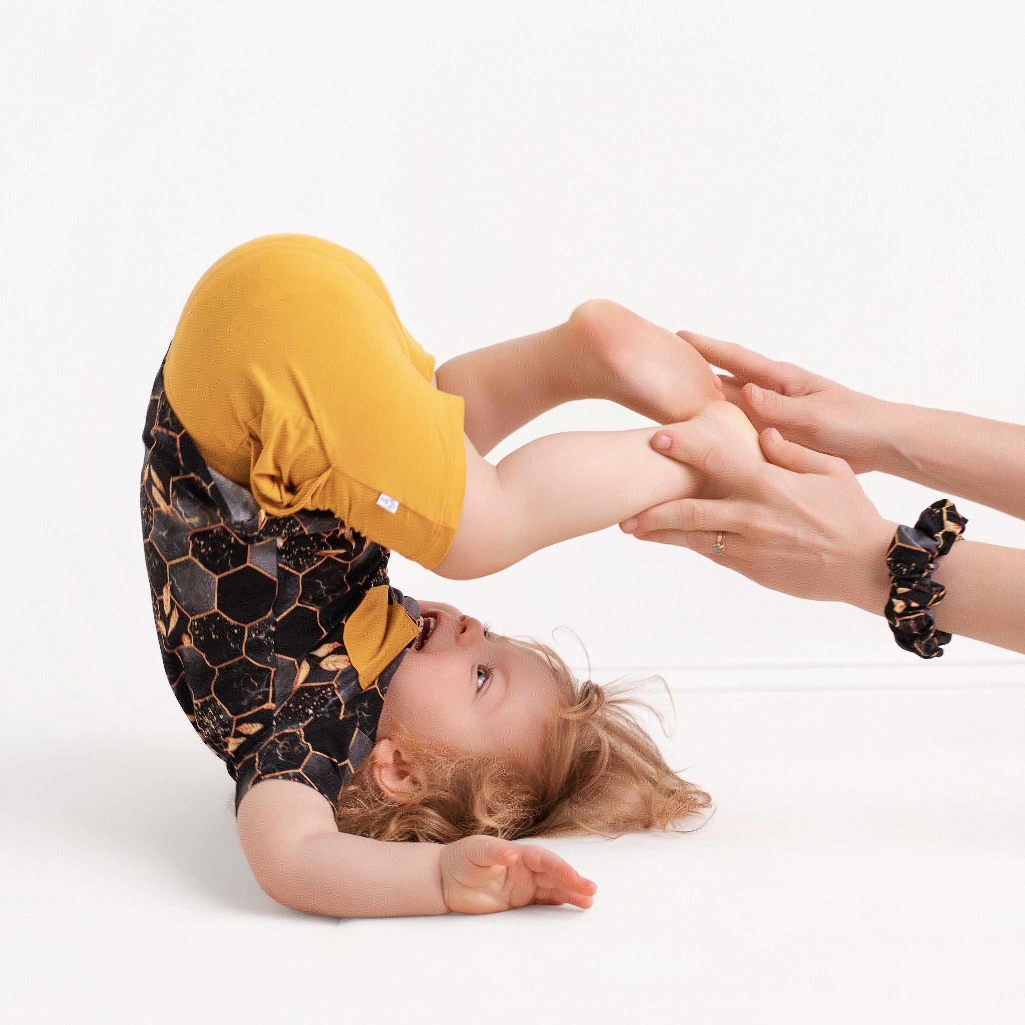 Midnight Honey | Bamboo Toddler & Kids Pocket Tee & Shorts Set