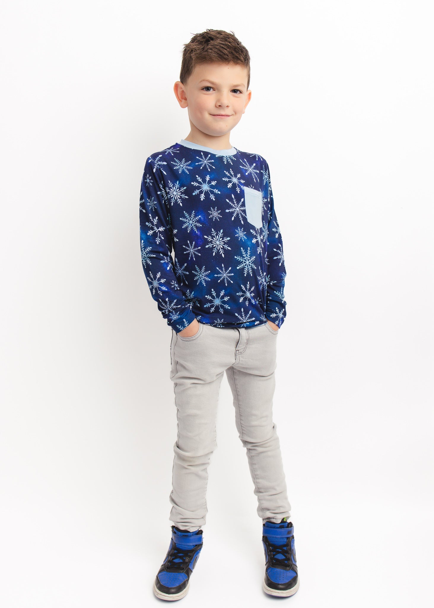 Icy Snowflakes | Bamboo Pocket Tee
