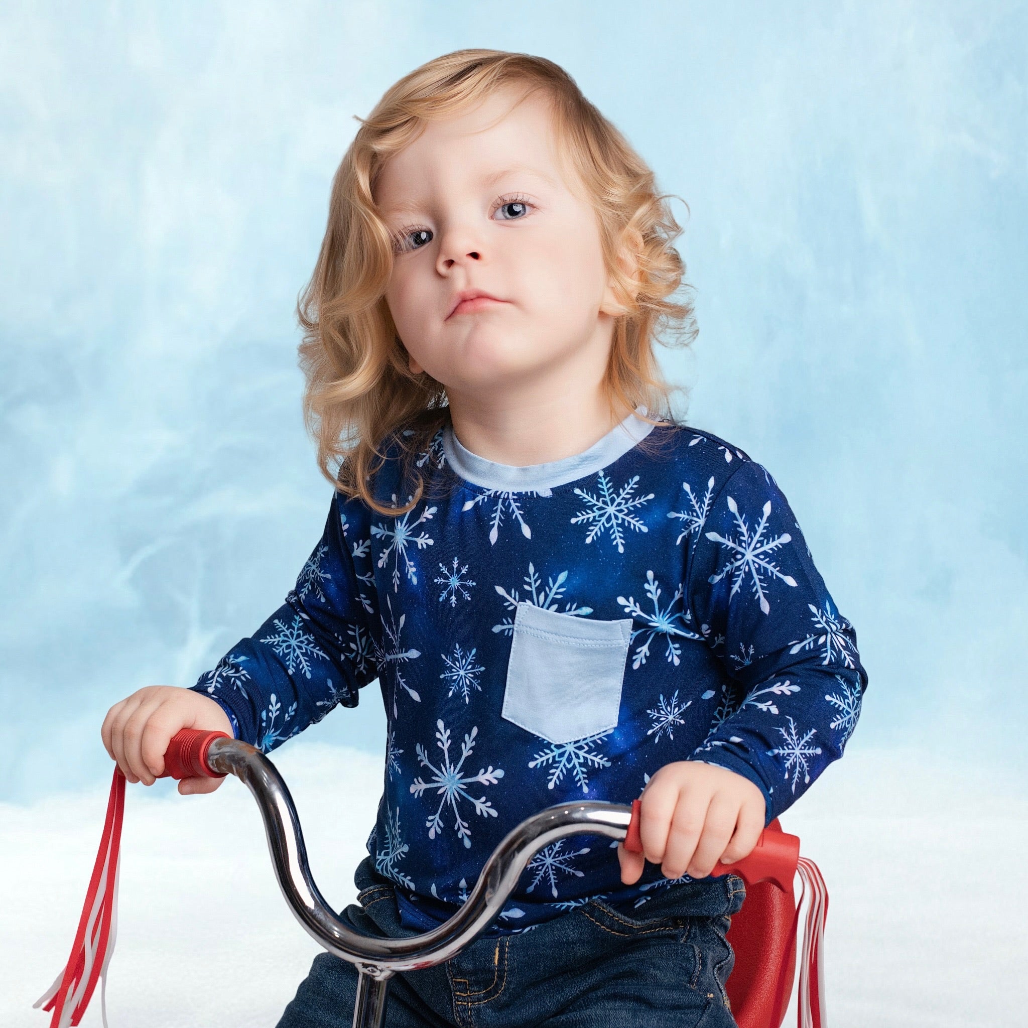 Icy Snowflakes | Bamboo Pocket Tee