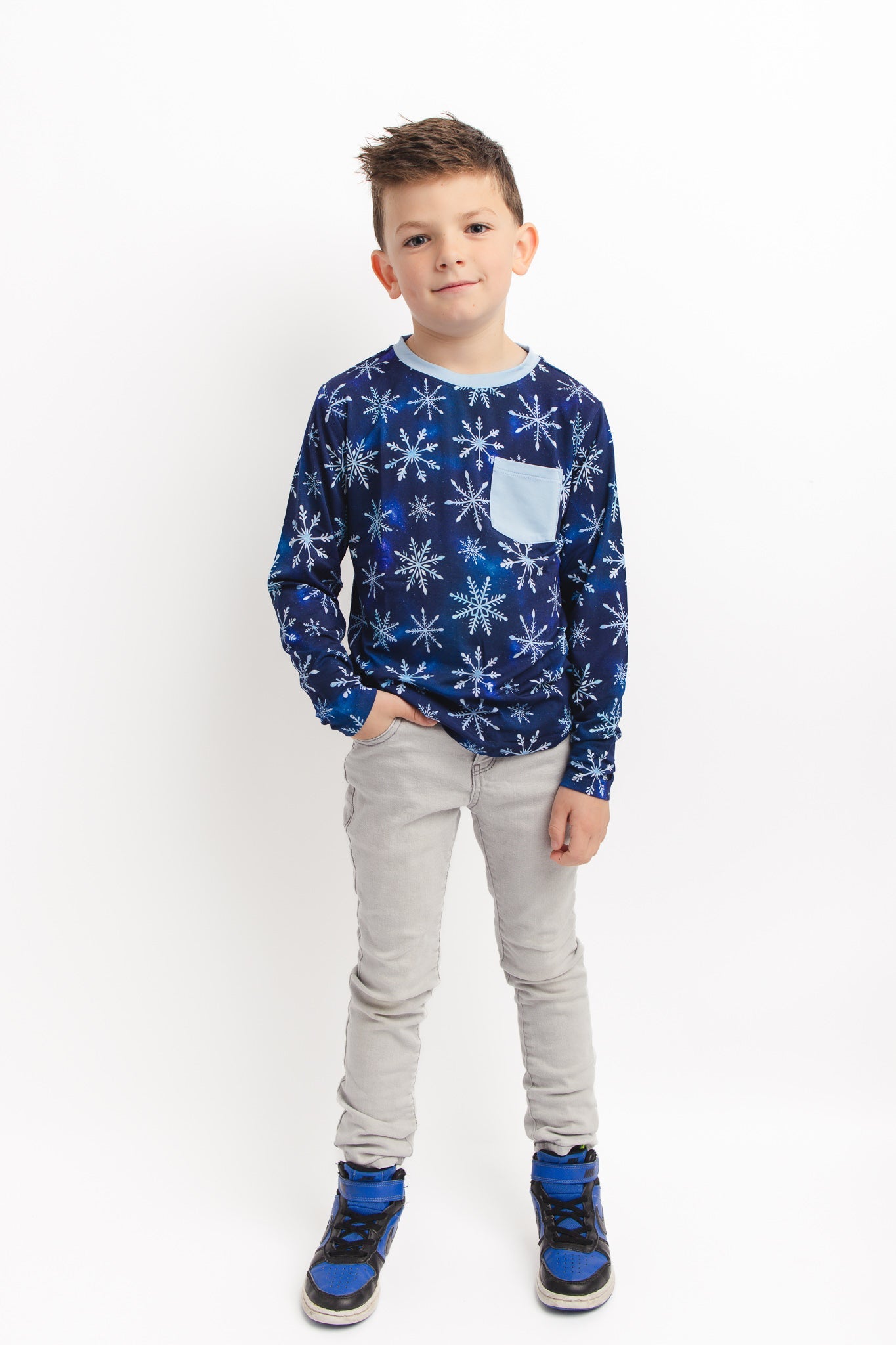 Icy Snowflakes | Bamboo Pocket Tee