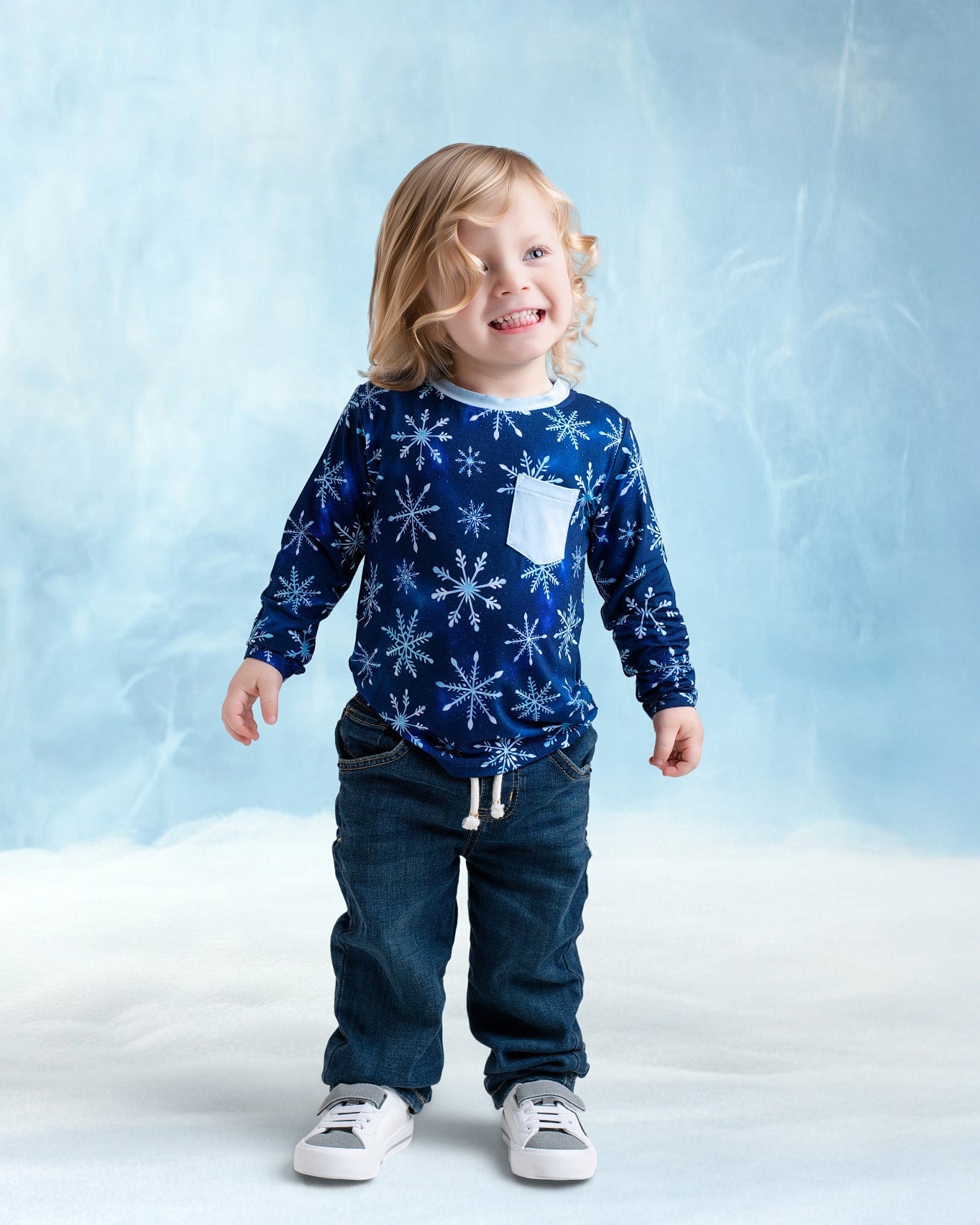 Icy Snowflakes | Bamboo Pocket Tee