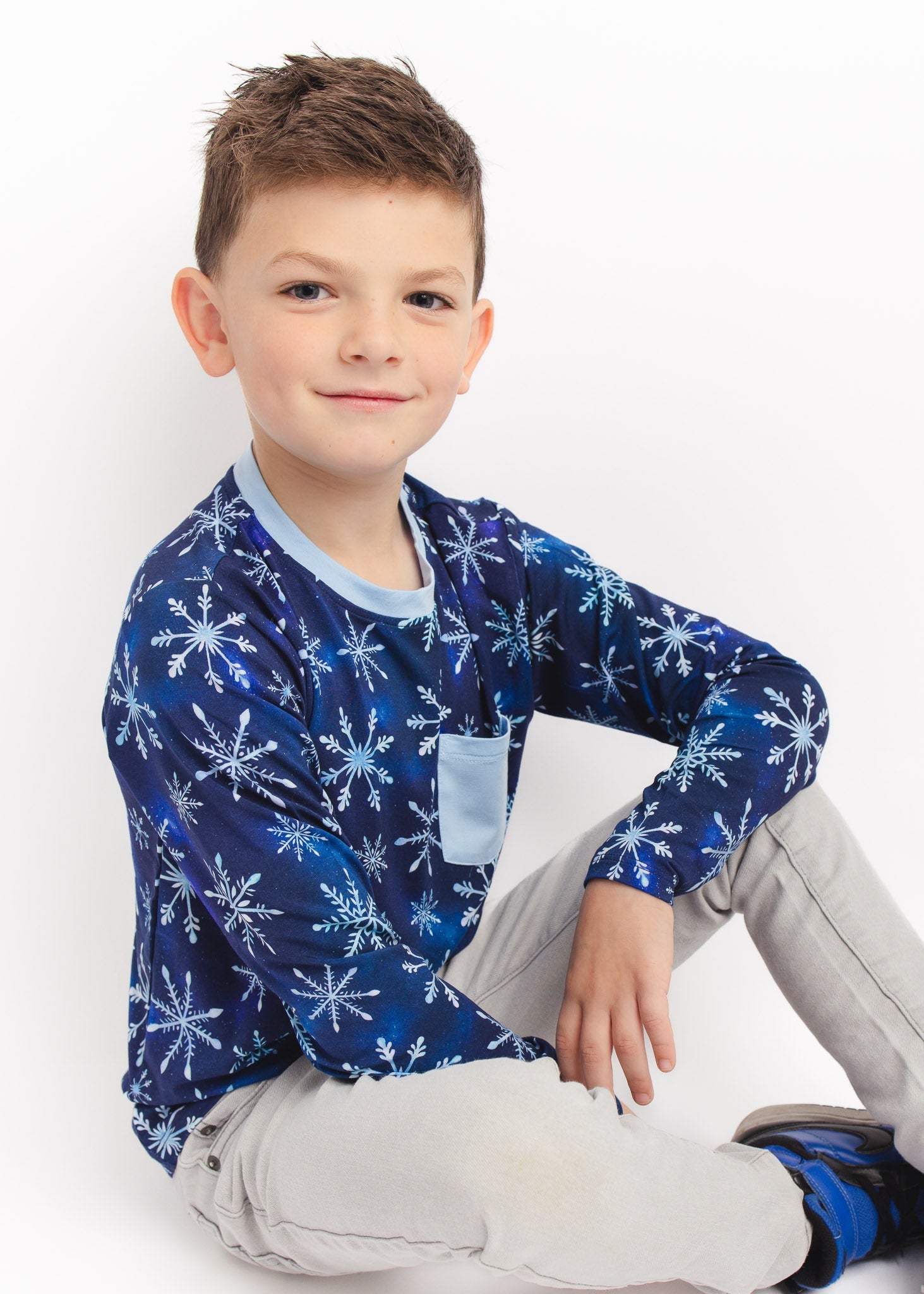 Icy Snowflakes | Bamboo Pocket Tee