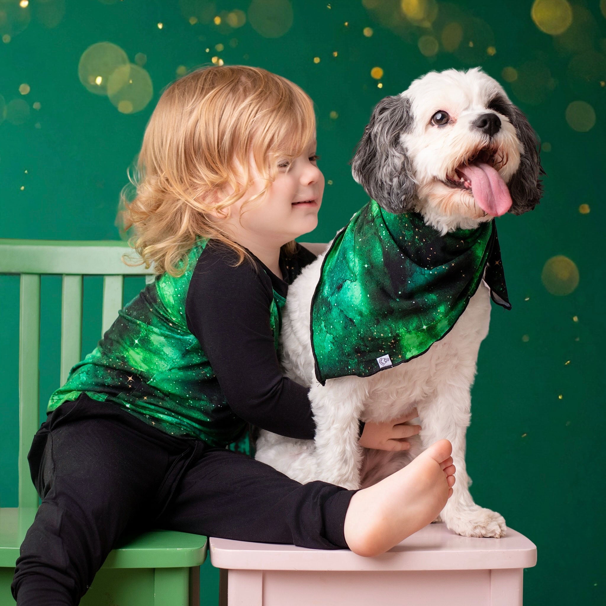 Wicked Cute | Green Galaxy Elixir | Bamboo Raglan Tee