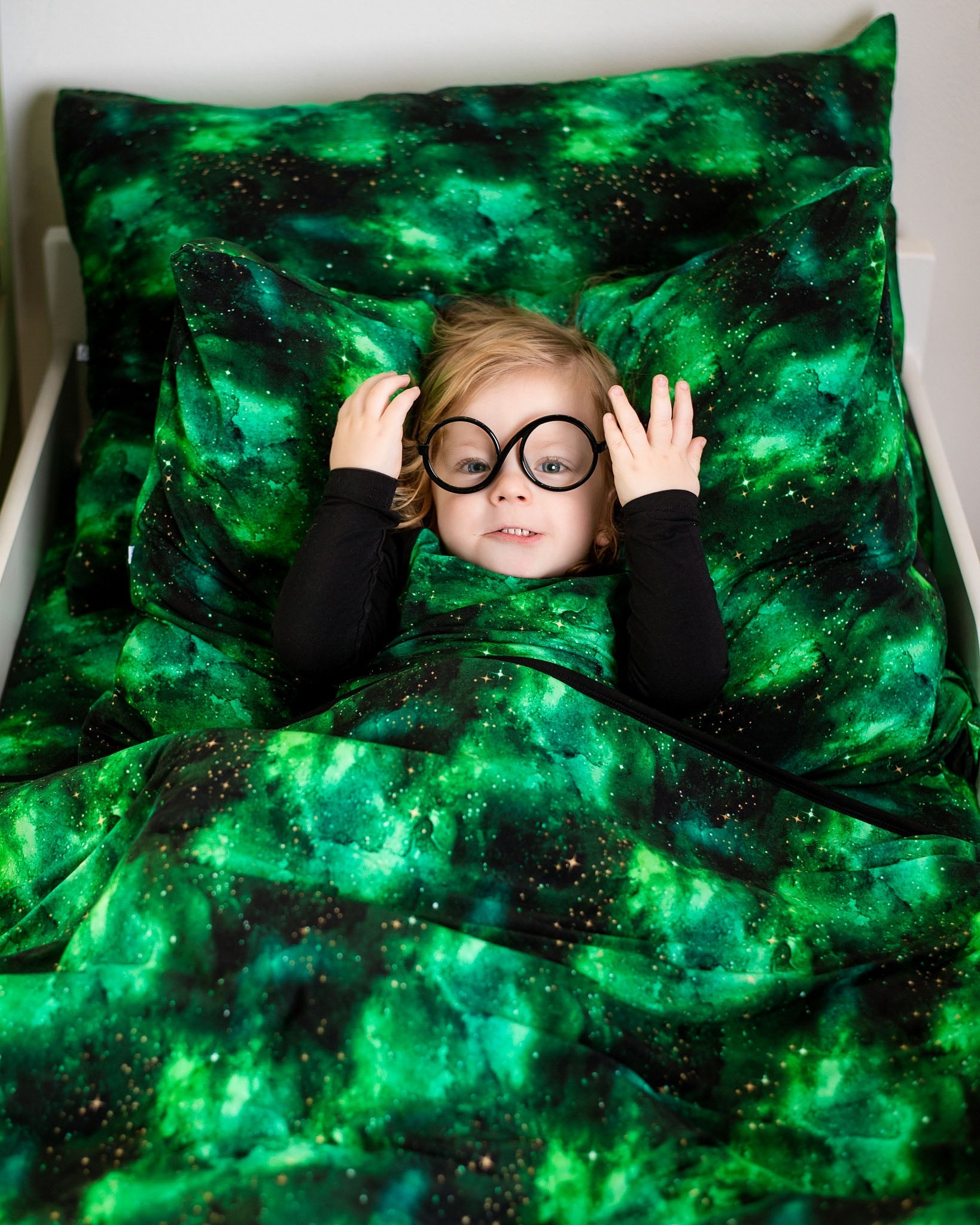 Wicked Cute | Green Galaxy Elixir | Bamboo Raglan Tee