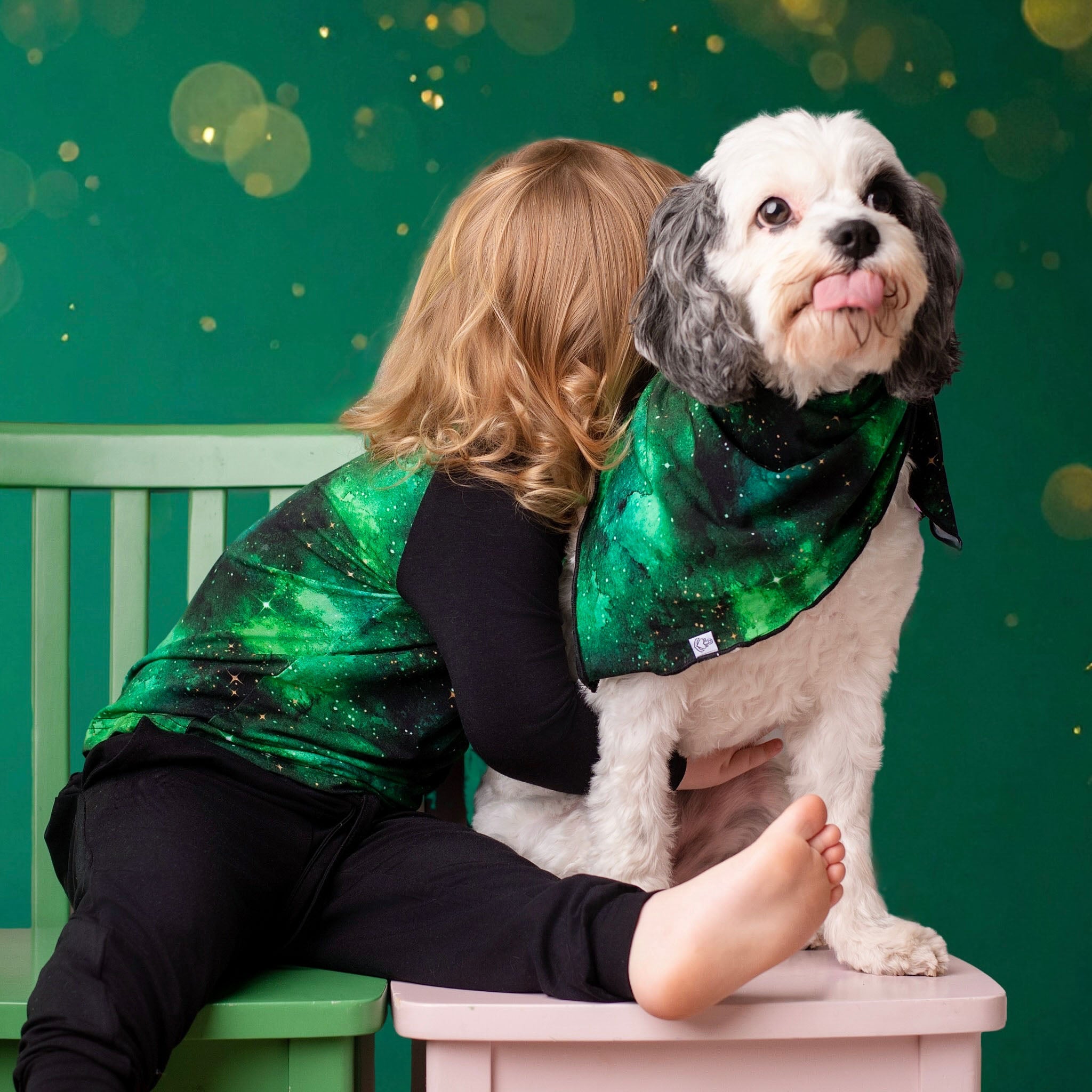 Wicked Cute | Green Galaxy Elixir | Bamboo Raglan Tee