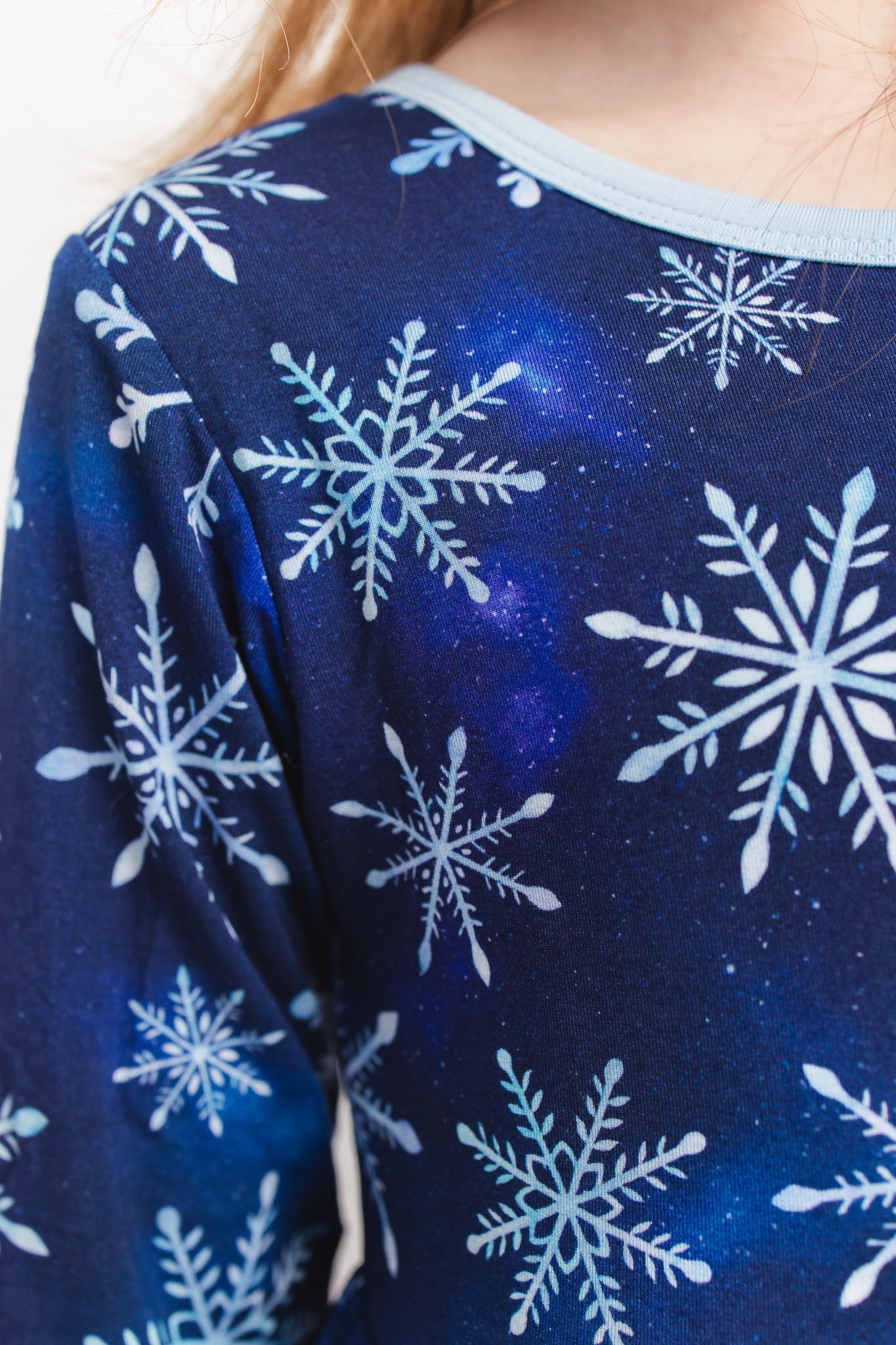 Icy Snowflakes | Bamboo Ruffle Twirl Dress