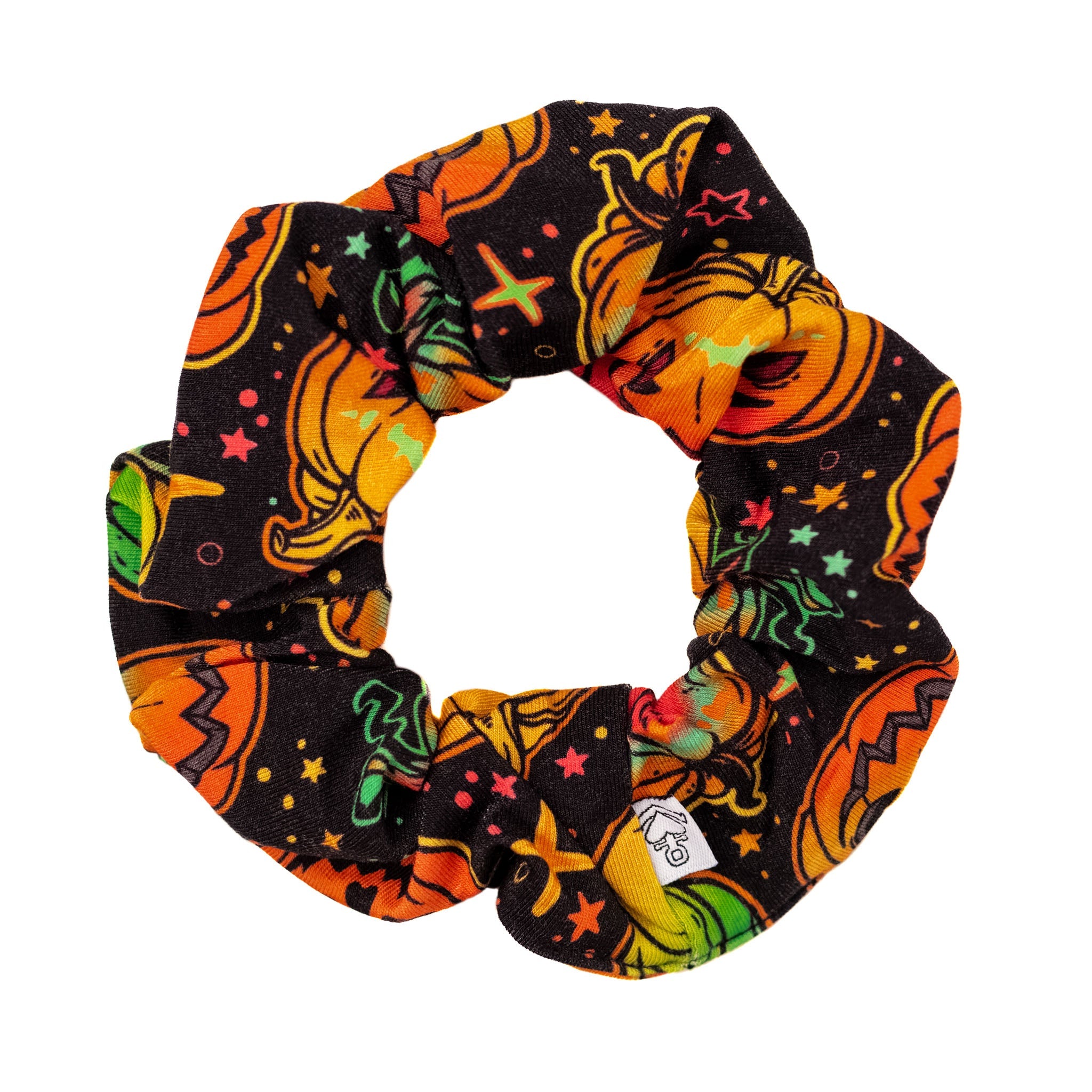 Halloween | Spooky Pumpkins | Bamboo Scrunchie