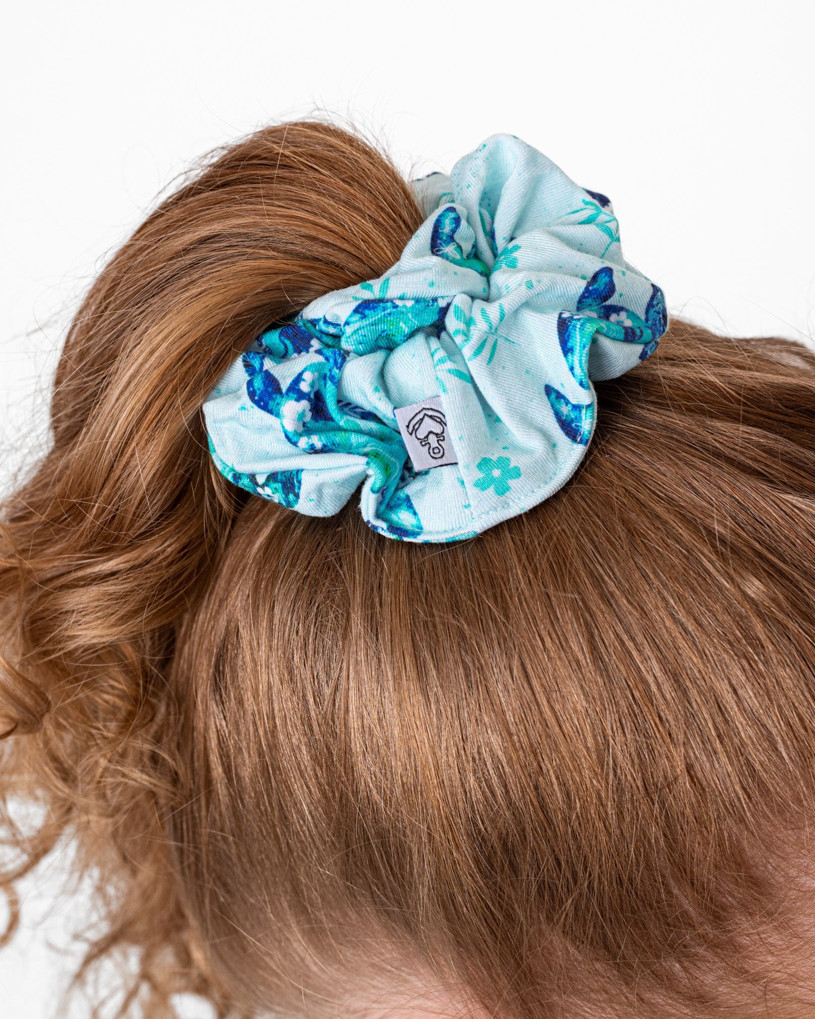 Sea Turtles | Bamboo Scrunchie
