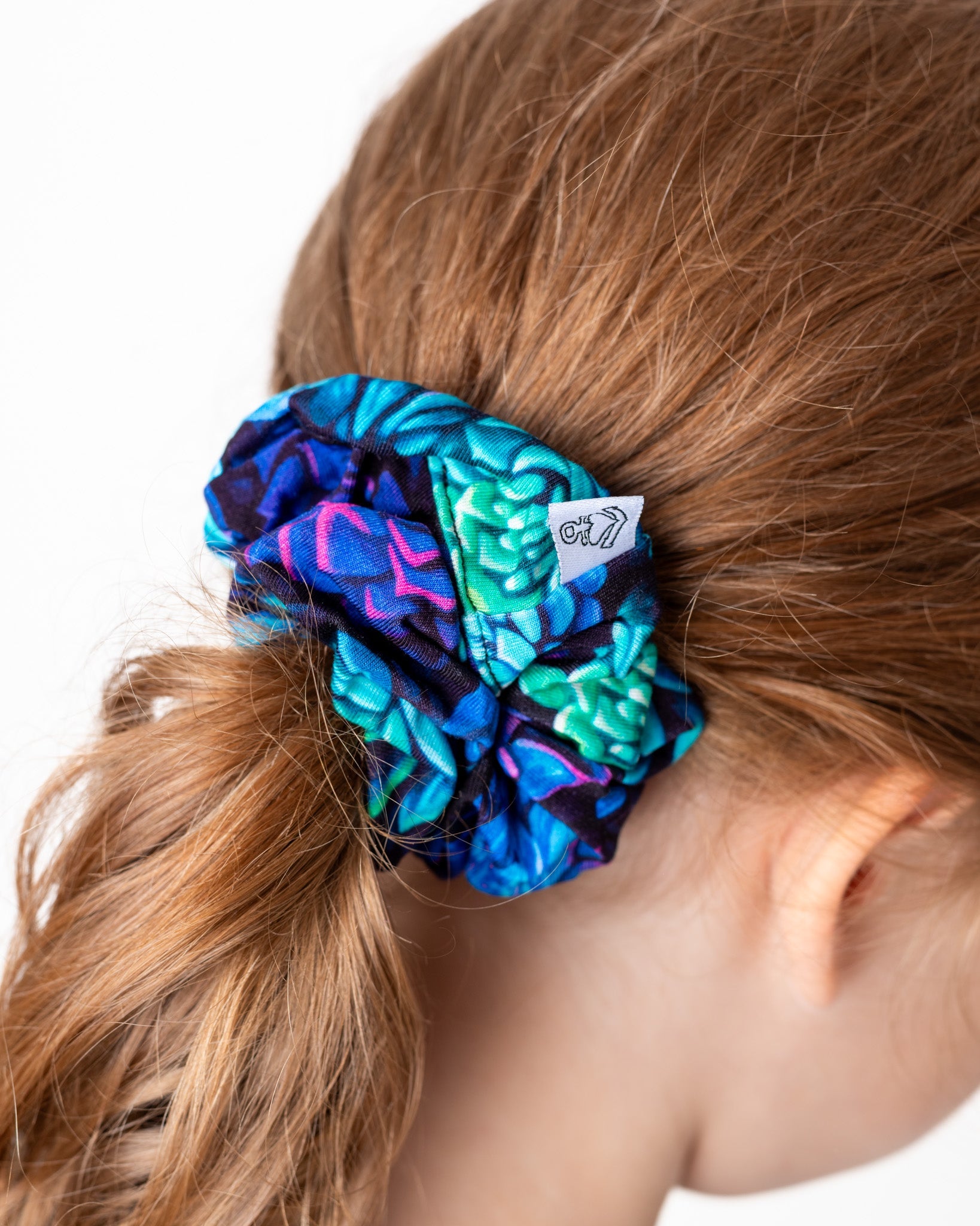 Electric Succulents | Bamboo Scrunchie
