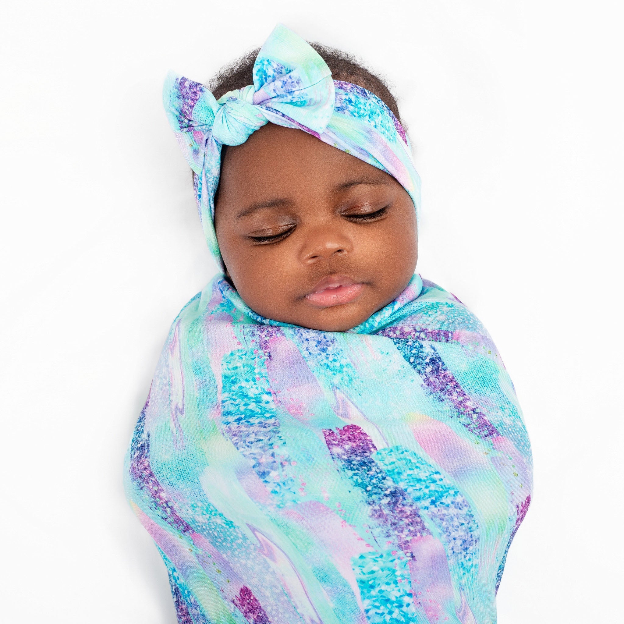 Mermaid Glitter | Bamboo Headband Bow