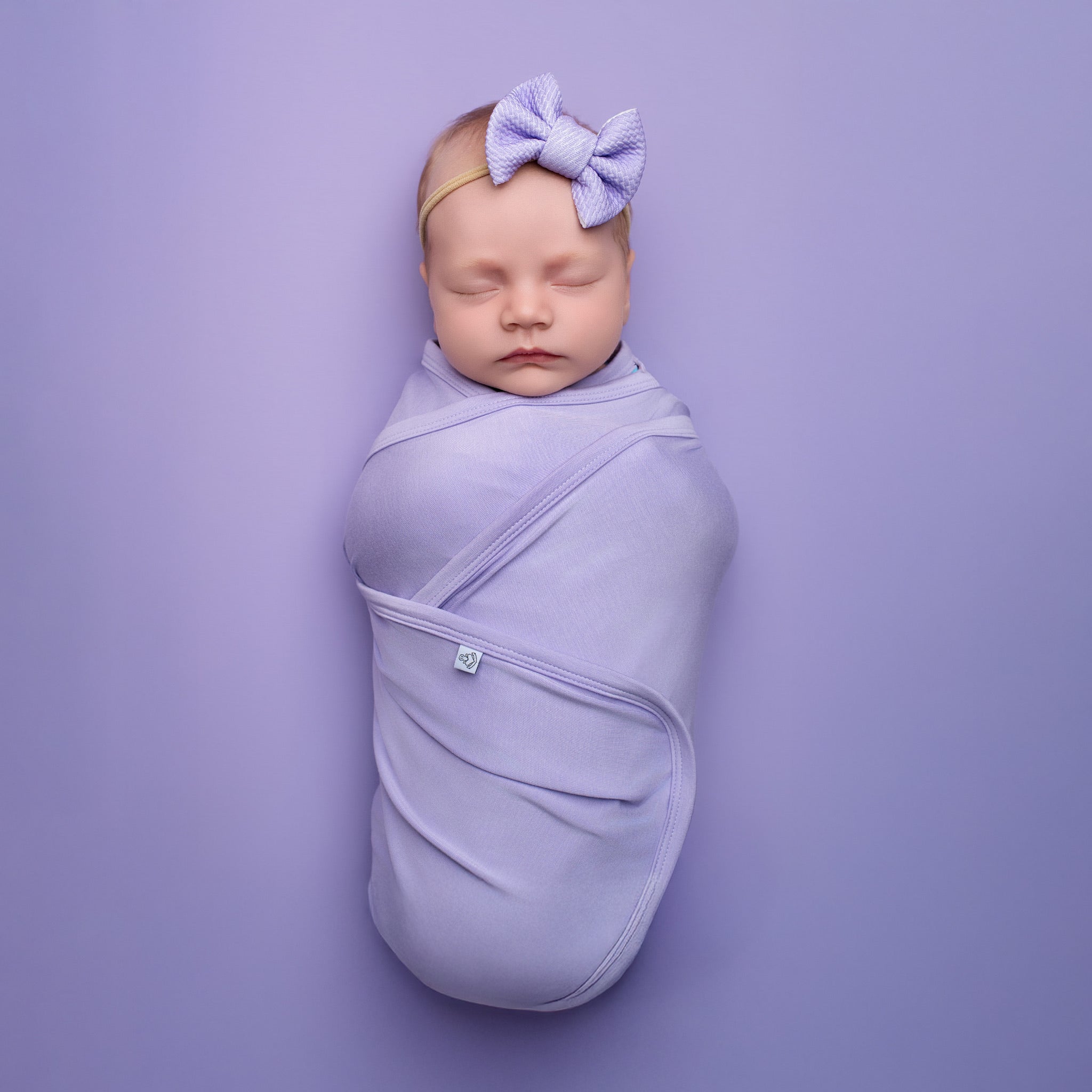Pale Lavender | Baby Girl Nylon Bow