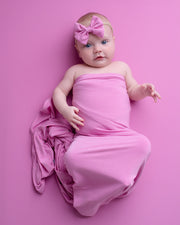 Wicked Cute | Bubble Gum Pink | Bamboo Swaddle Blanket