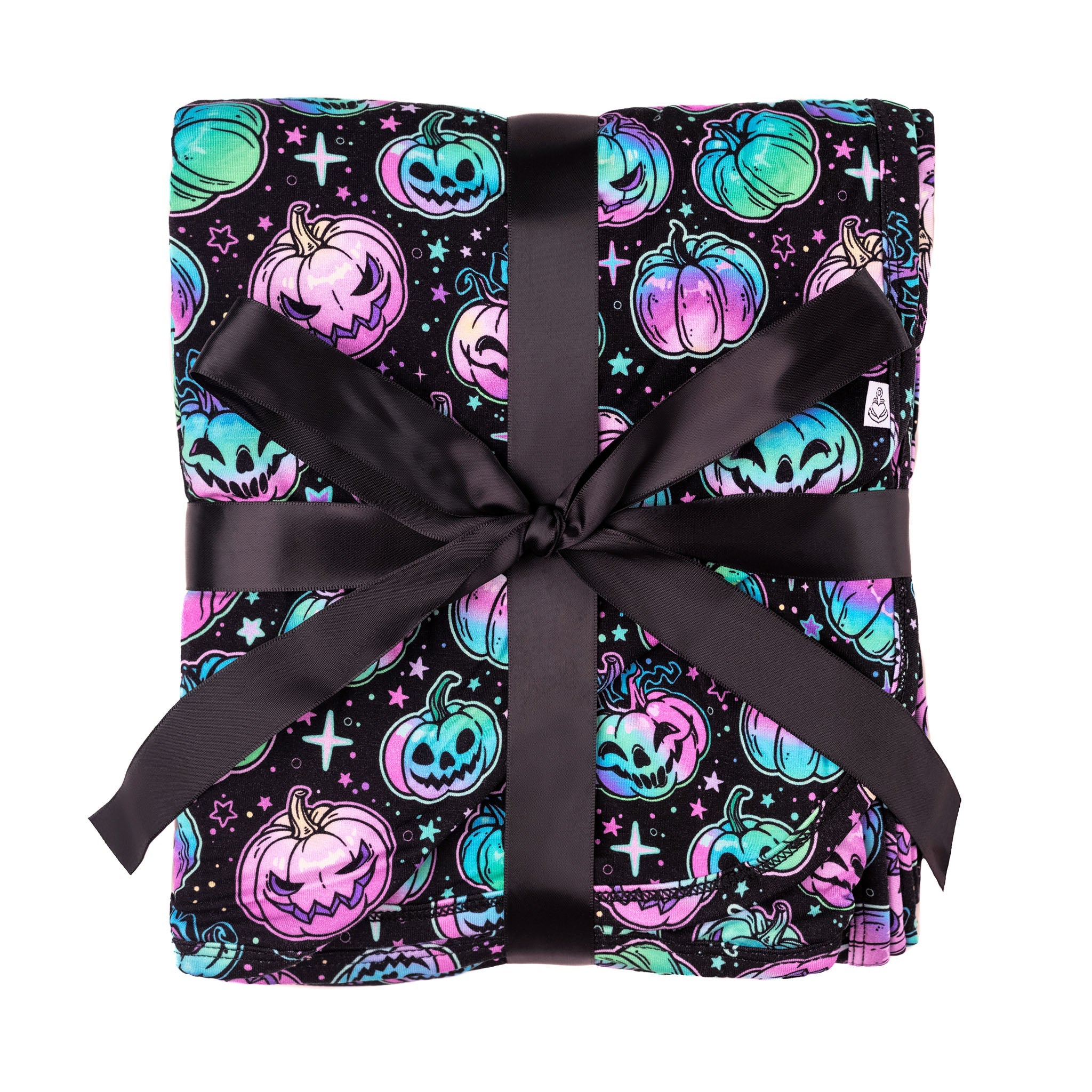 Halloween | Starlight Pumpkins | Double Layer Bamboo Toddler Blanket