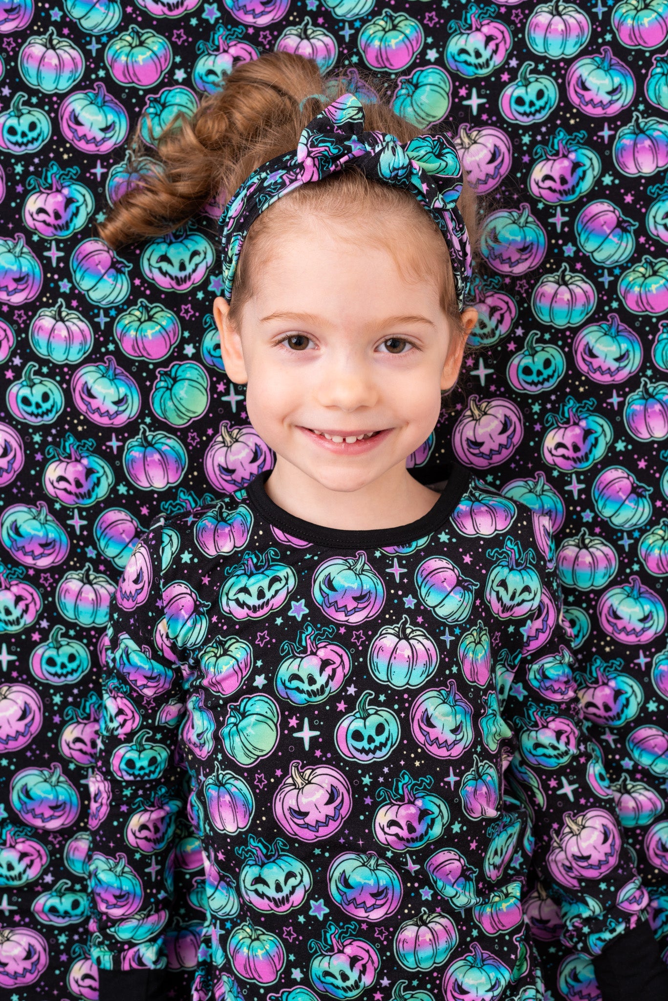 Halloween | Starlight Pumpkins | Double Layer Bamboo Toddler Blanket