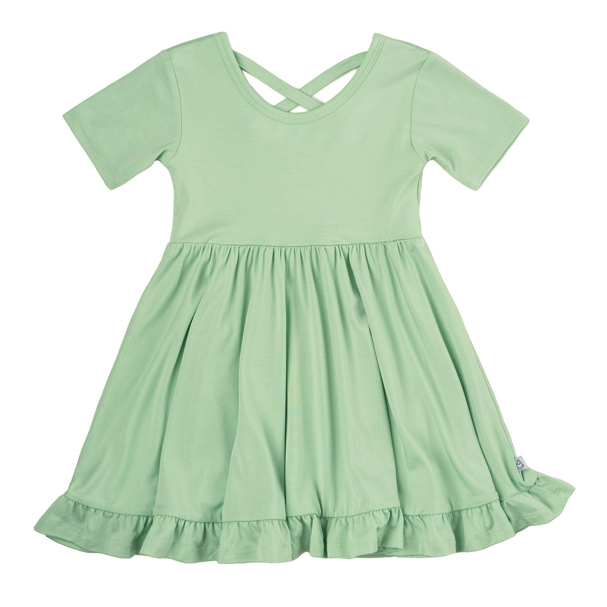 Jade | Toddler & Girls Bamboo Ruffle Twirl Dress