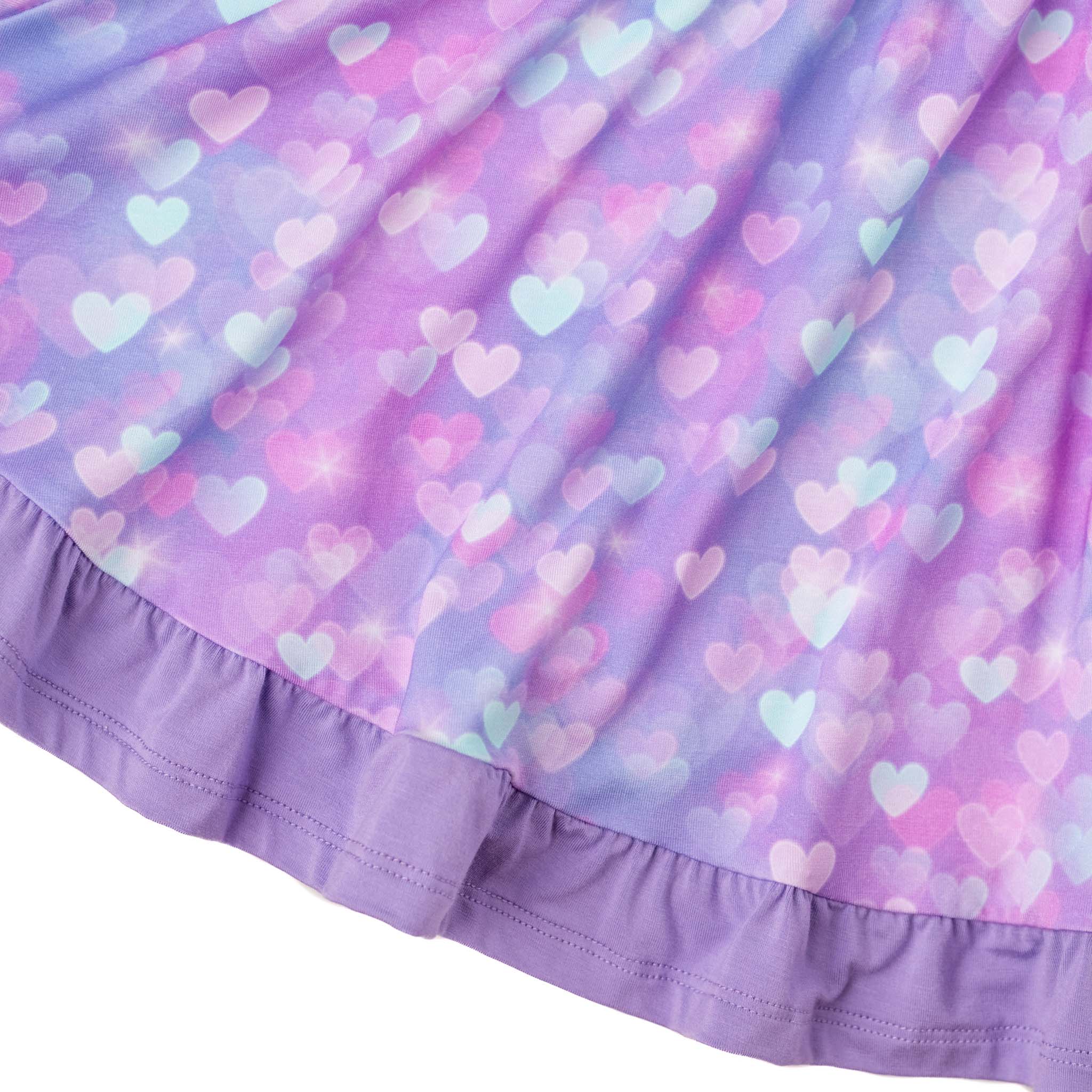 Hearts | Bamboo Ruffle Twirl Dress