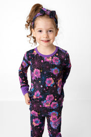 Halloween | Violet Webs | Bamboo Two-piece Pajamas