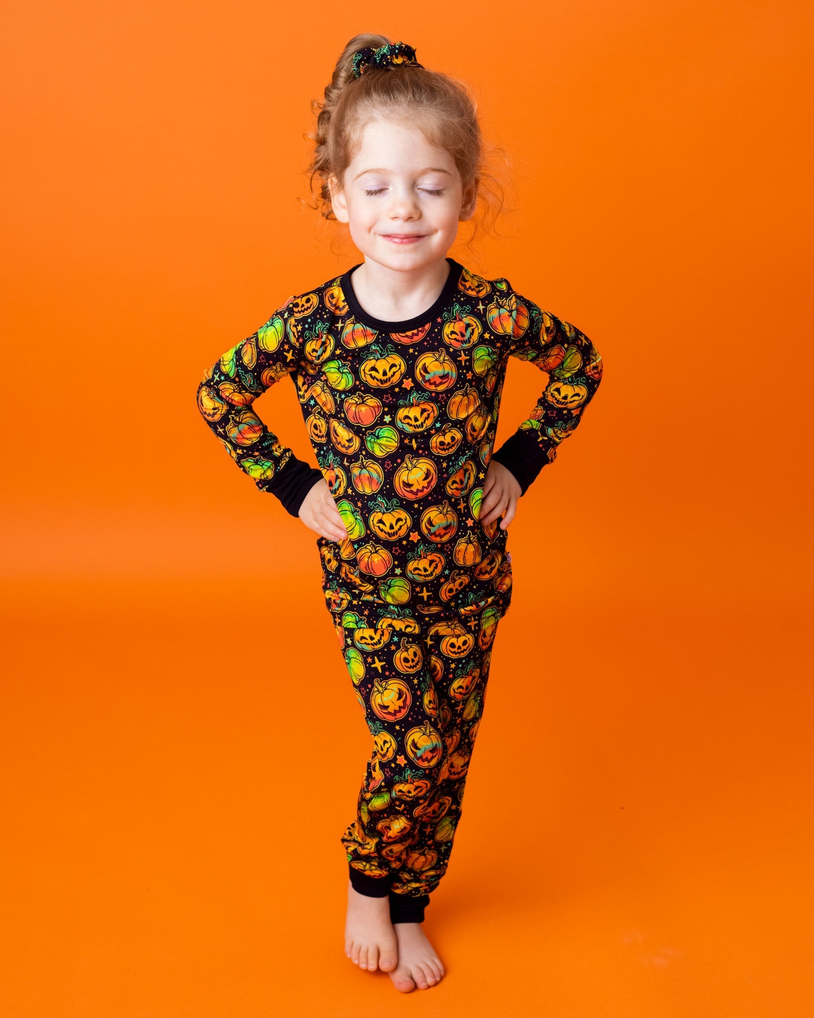 Halloween | Spooky Pumpkins | Bamboo Two-piece Pajamas