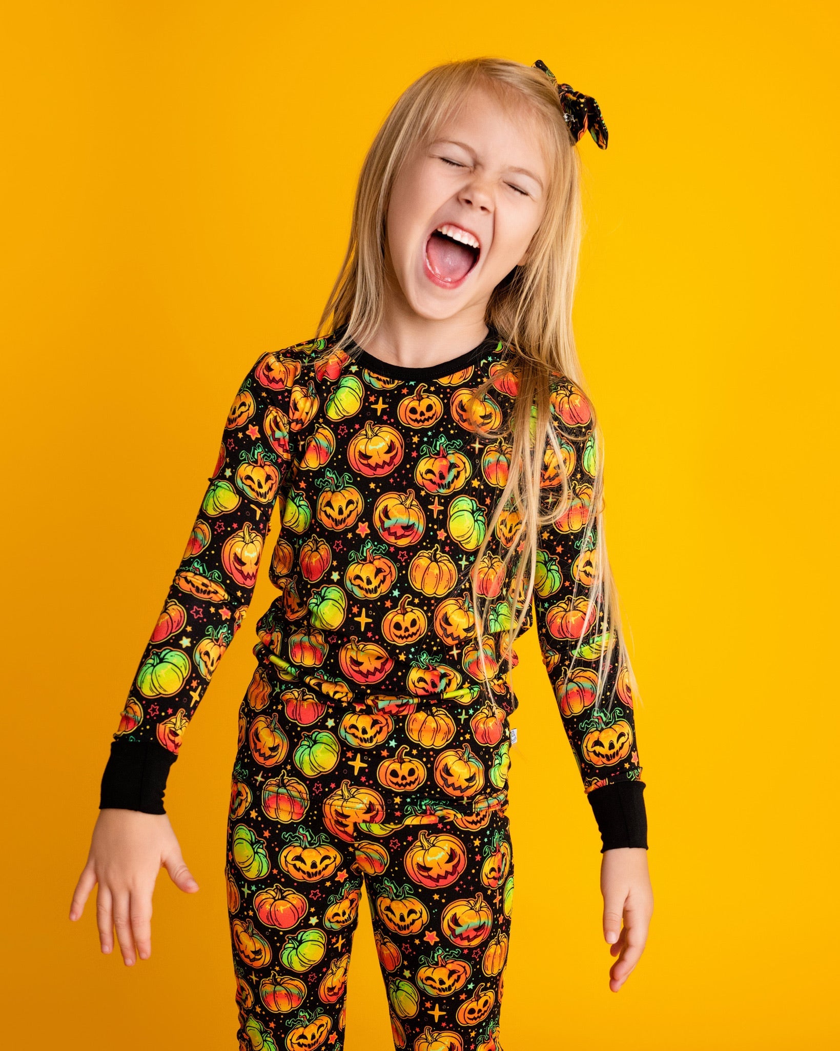 Halloween | Spooky Pumpkins | Bamboo Two-piece Pajamas