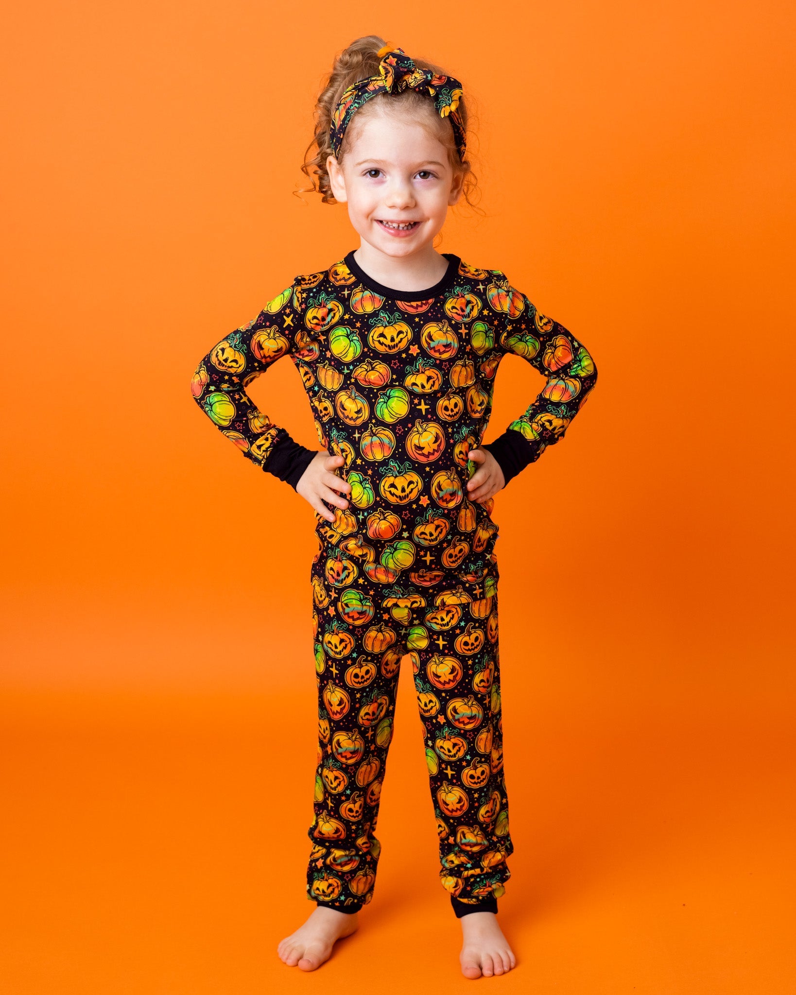 Halloween | Spooky Pumpkins | Bamboo Two-piece Pajamas