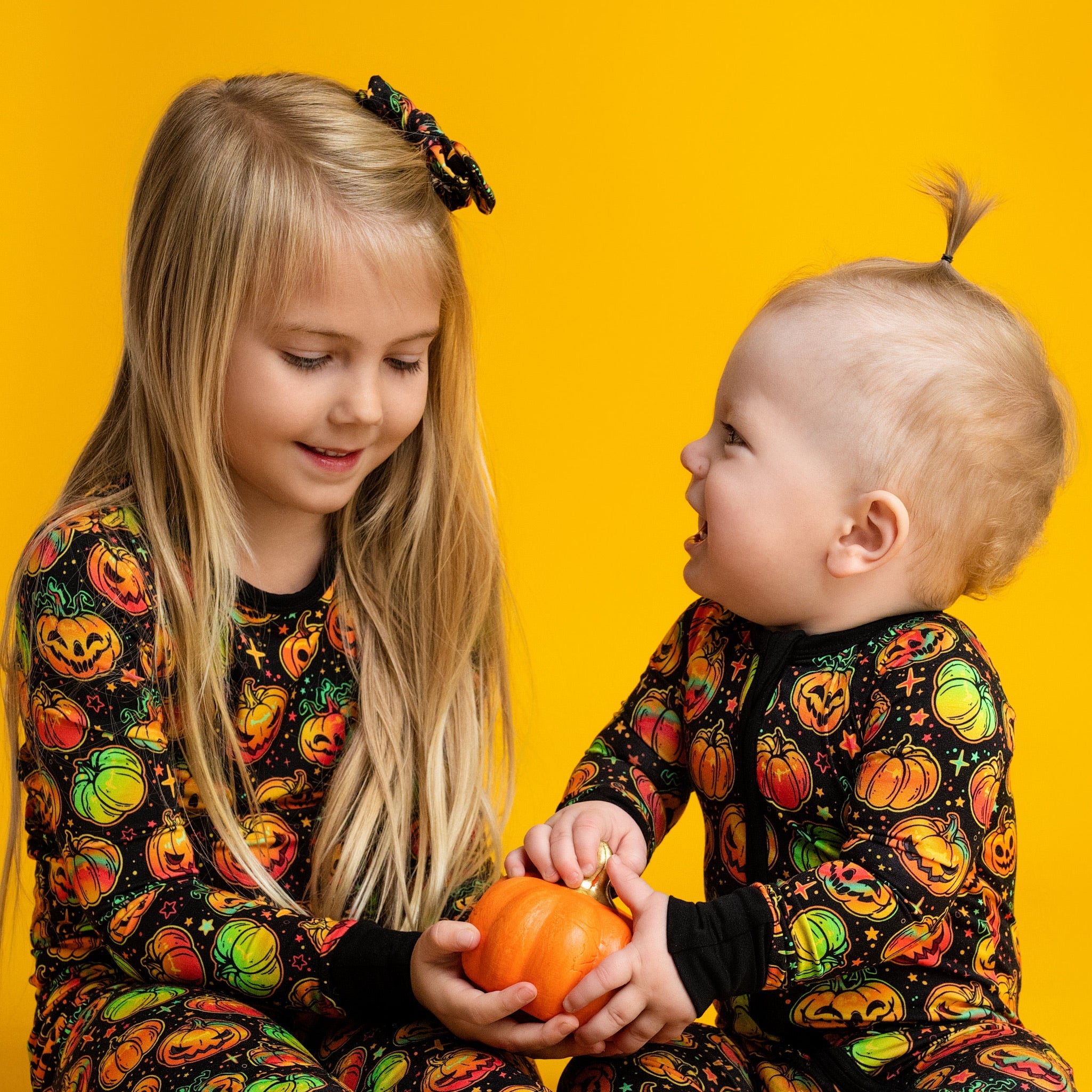 Halloween | Spooky Pumpkins | Bamboo Two-piece Pajamas