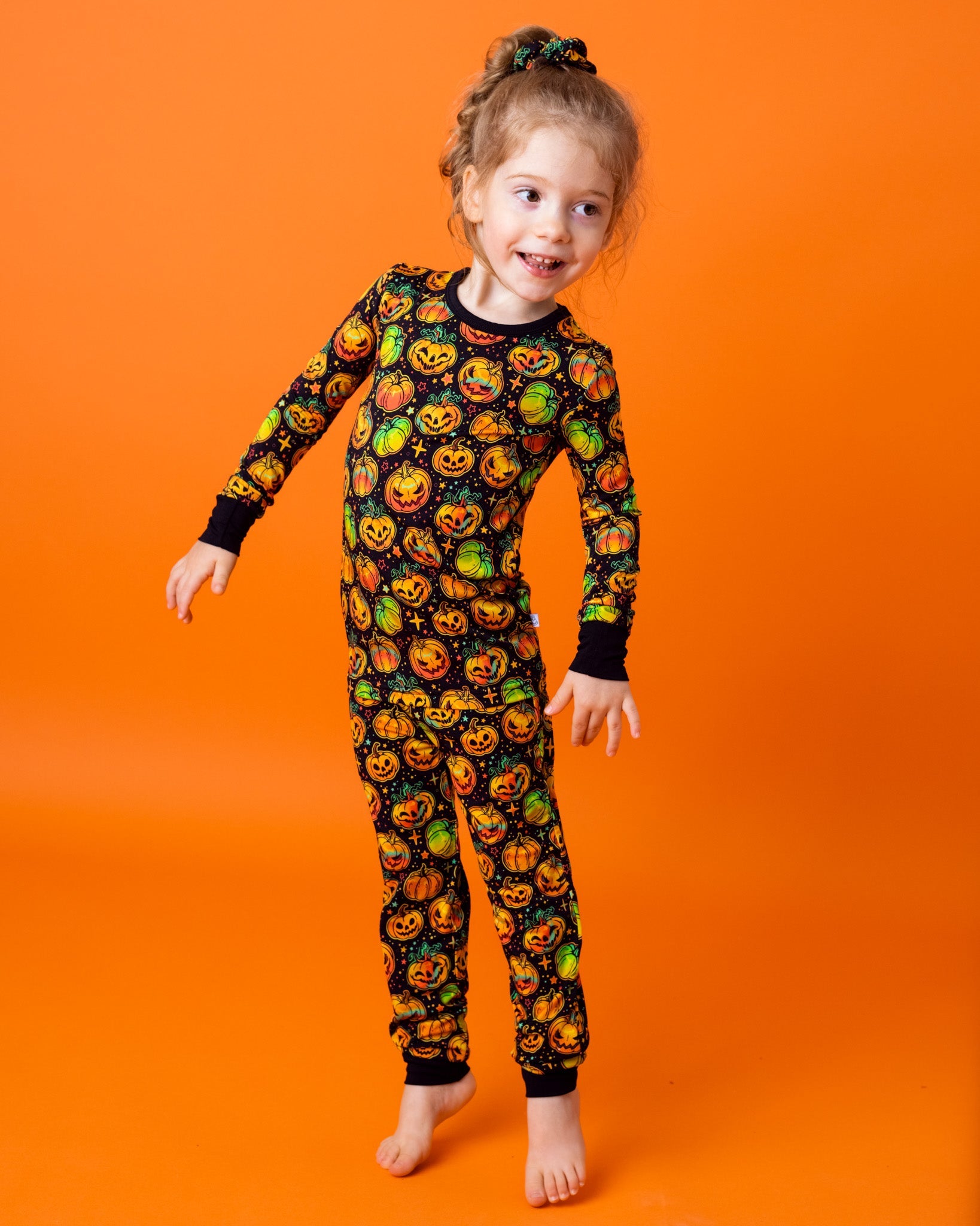 Halloween | Spooky Pumpkins | Bamboo Two-piece Pajamas