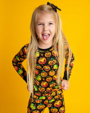 Halloween | Spooky Pumpkins | Bamboo Two-piece Pajamas