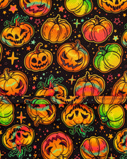 Halloween | Spooky Pumpkins | Quilted Bamboo Adult Blanket