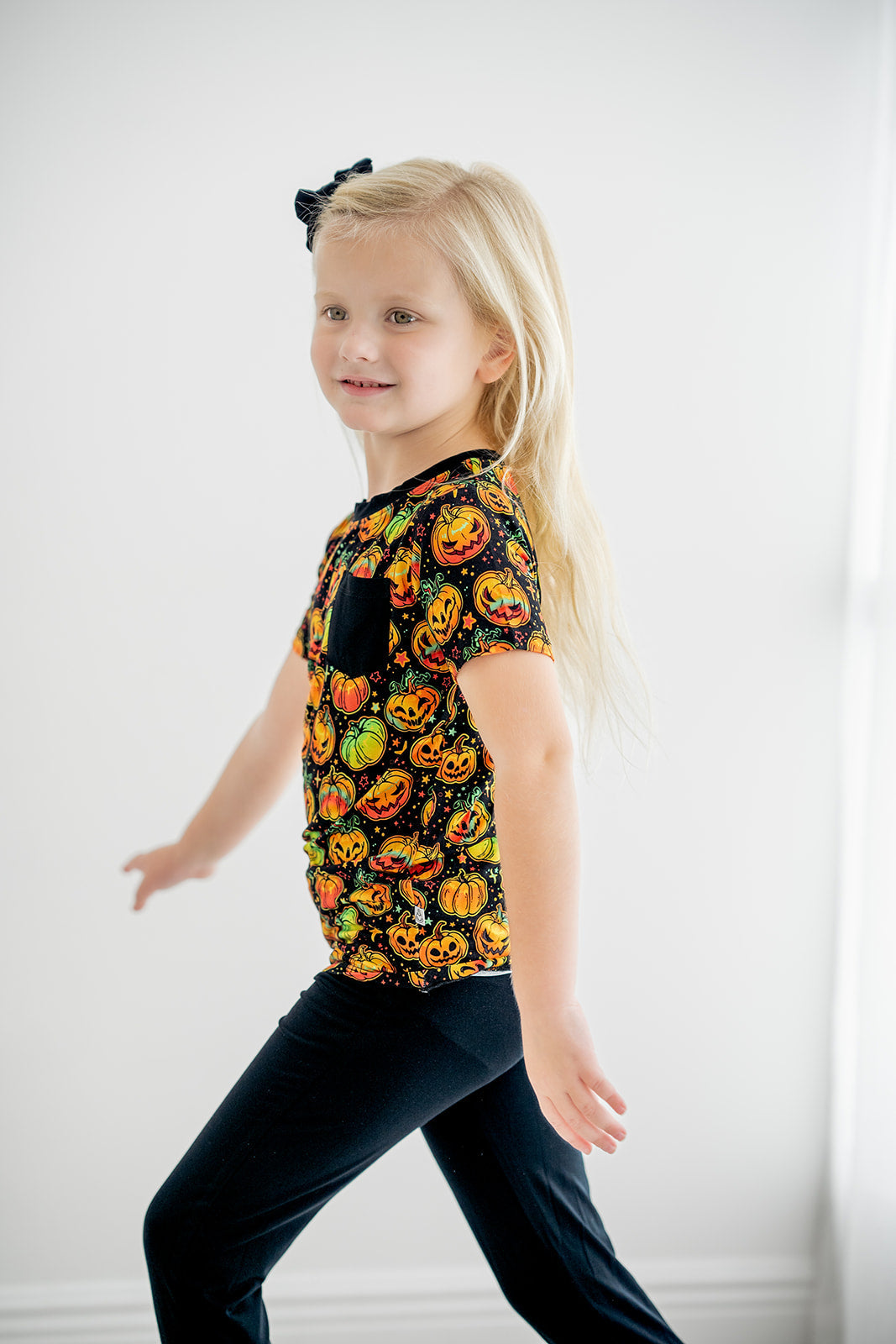Halloween | Spooky Pumpkins | Bamboo Toddler & Kids Pocket T-shirt