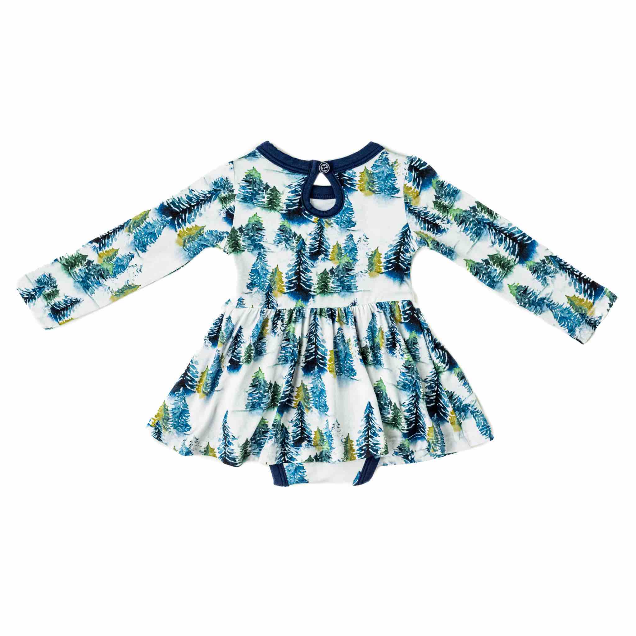 Winter Trees | Bamboo Baby Bodysuit Dress