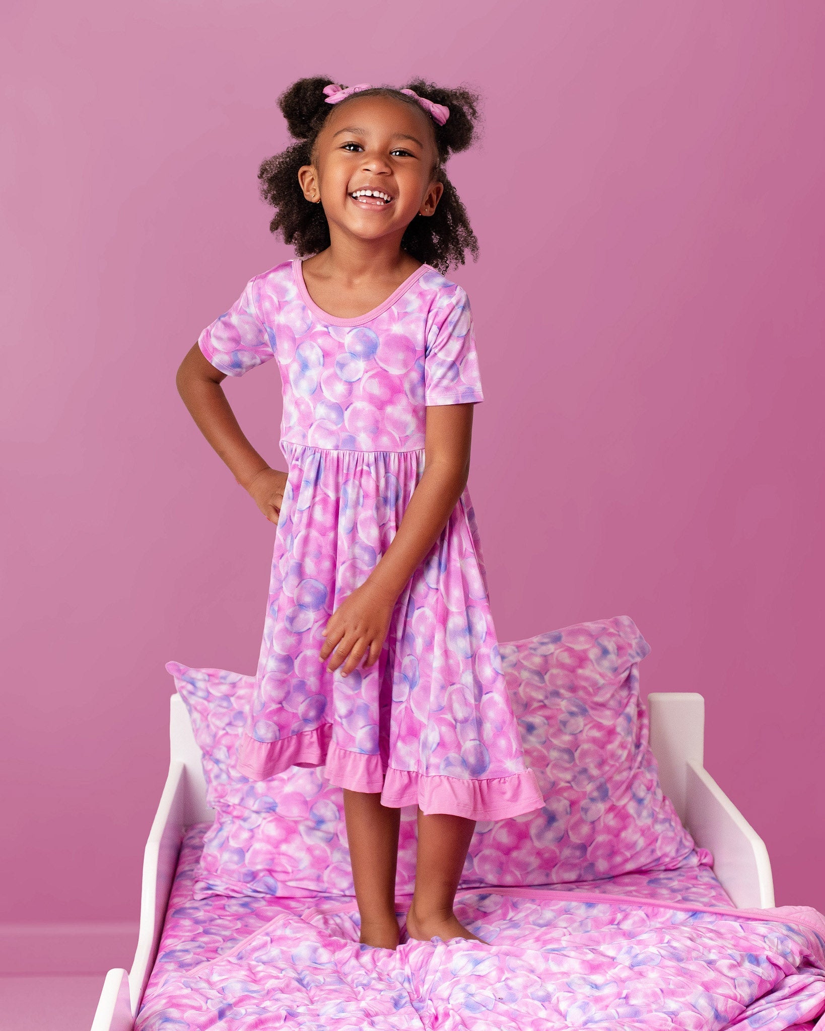 Wicked Cute | Bubbles | Bamboo Quilted Toddler Blanket