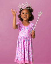 Wicked Cute | Bubbles | Bamboo Ruffle Twirl Dress & Shorts