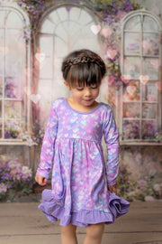 Hearts | Bamboo Ruffle Twirl Dress
