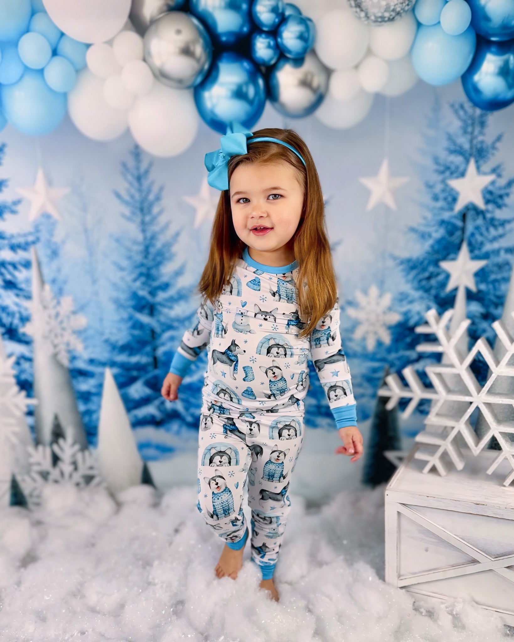 Arctic Huskies | Bamboo Two-piece Pajamas