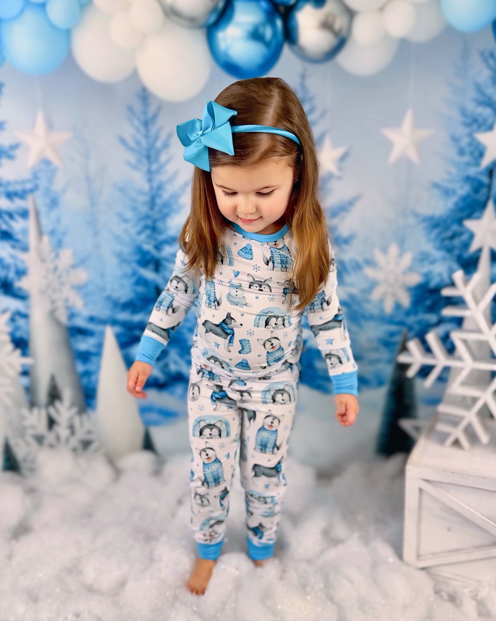 Arctic Huskies | Bamboo Two-piece Pajamas
