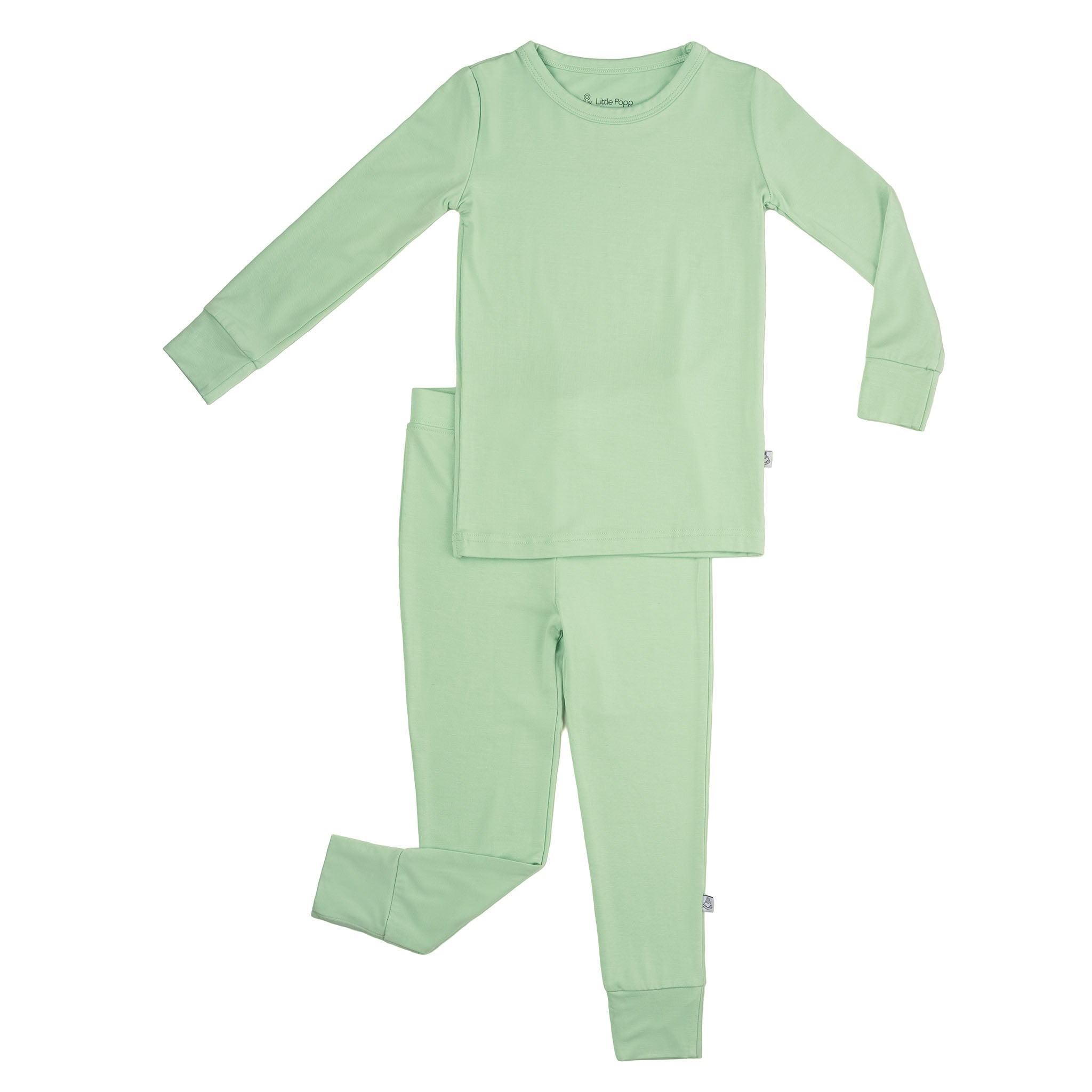 Jade | Two-piece Bamboo Long Sleeve Toddler & Kids Pajamas