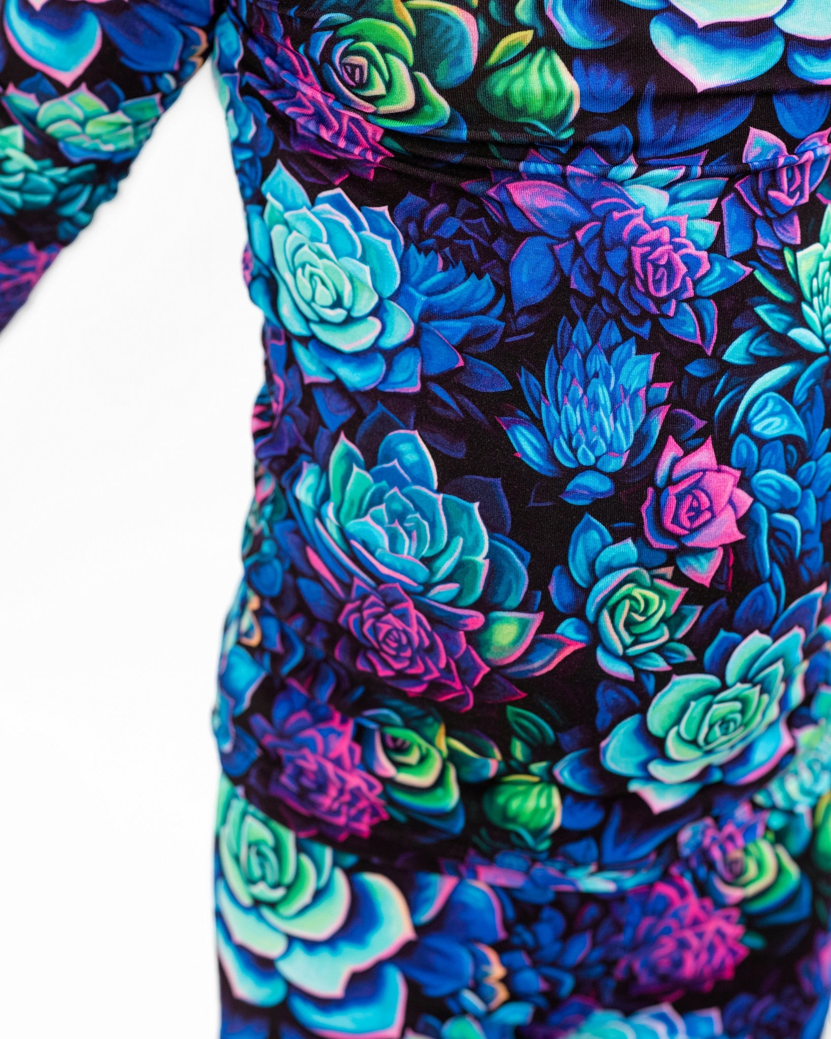 Electric Succulents | Bamboo Two-piece Pajamas