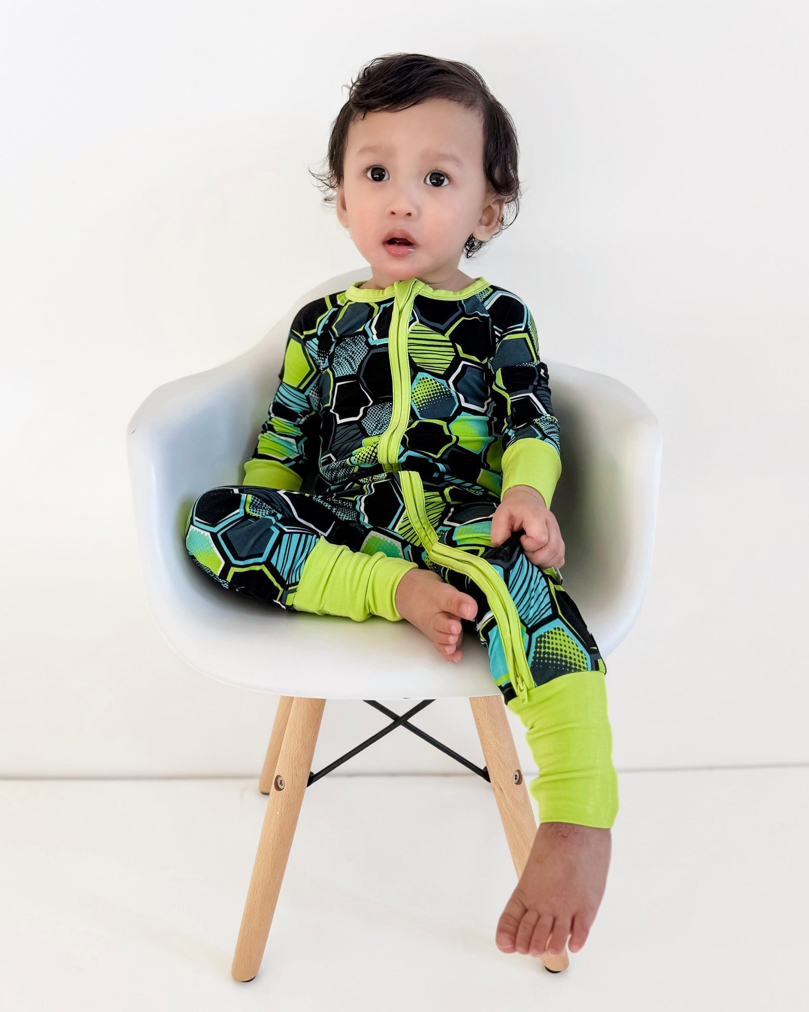 Blitz | Convertible Bamboo Zipper Baby Pajamas