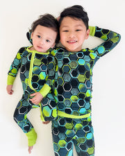 Blitz | Two-piece Bamboo Long Sleeve Toddler & Kids Pajamas