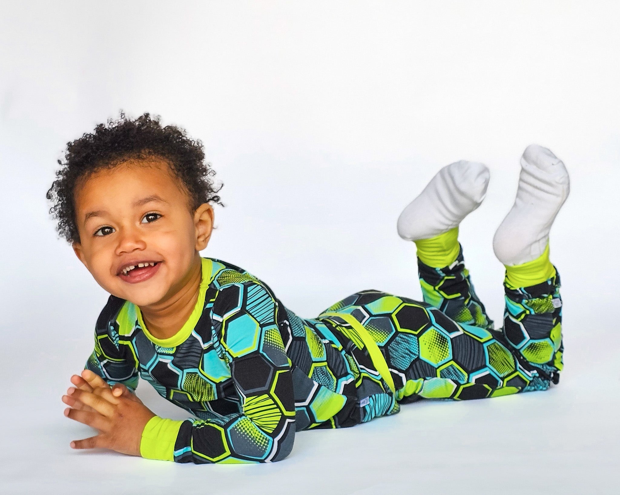 Blitz | Two-piece Bamboo Long Sleeve Toddler & Kids Pajamas