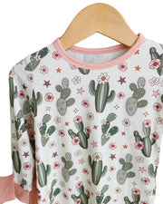 Bamboo Two Piece Set | Cactus Flowers