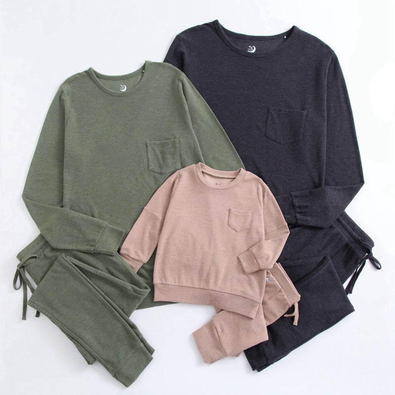 Bamboo Waffle Women's Jogger Pants-line Dry Only