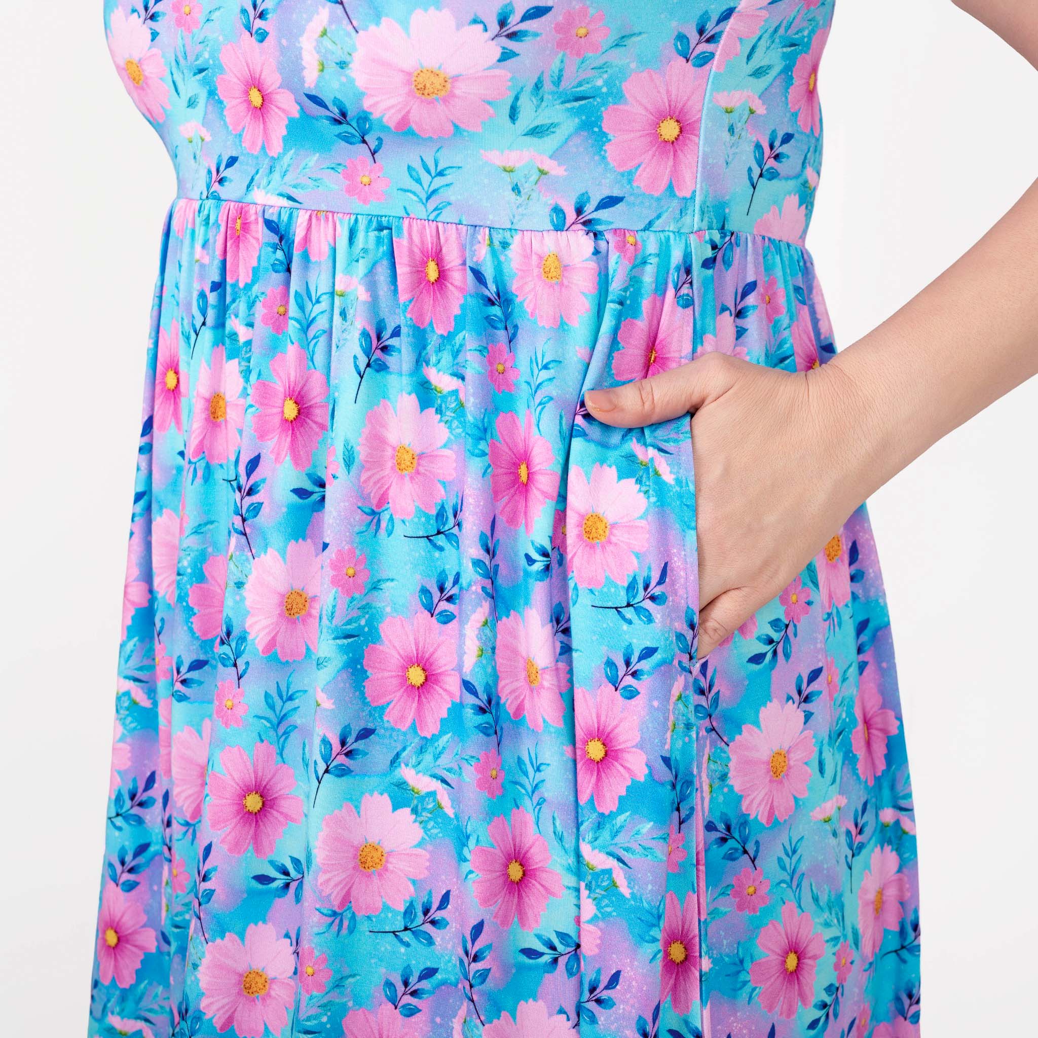 Dreamy Cosmos | Bamboo Women's Dress