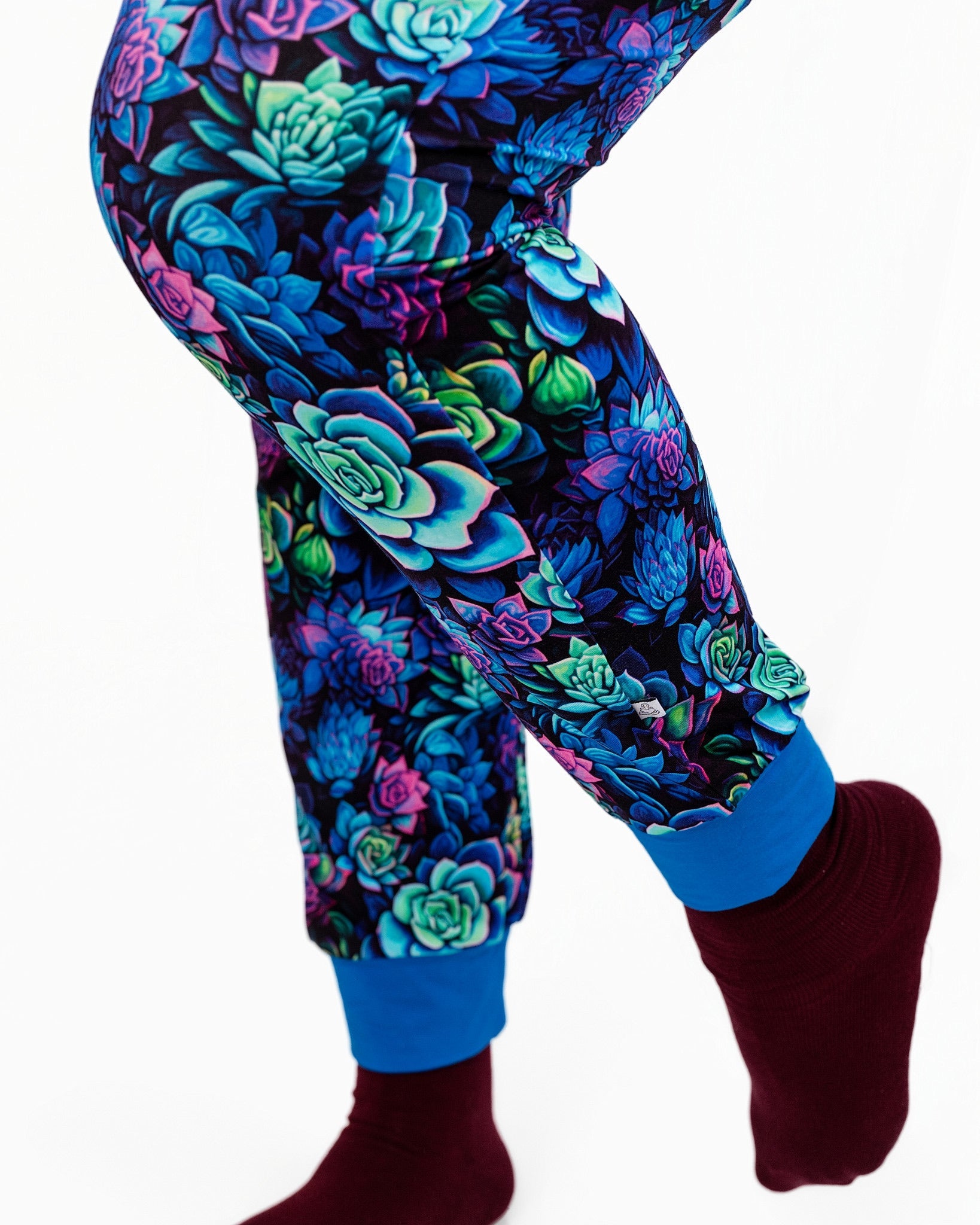 Electric Succulents | Women’s Bamboo Joggers