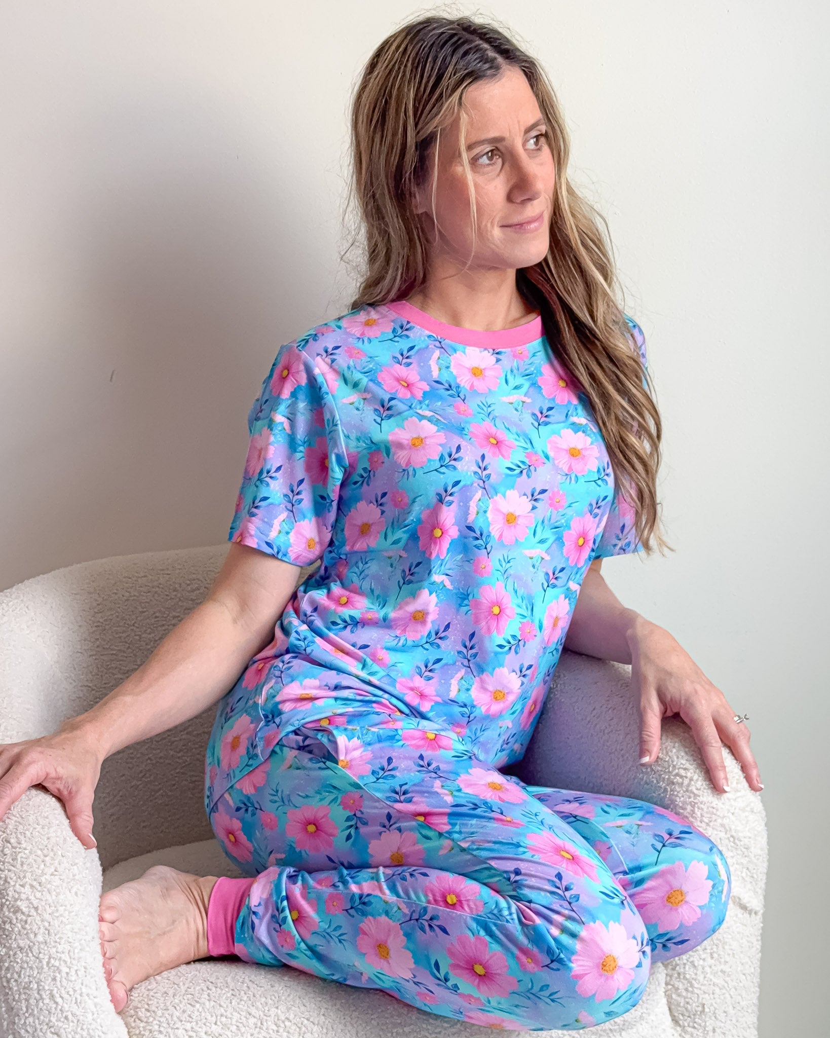 Dreamy Cosmos | Adult Bamboo Short Sleeve T-shirt